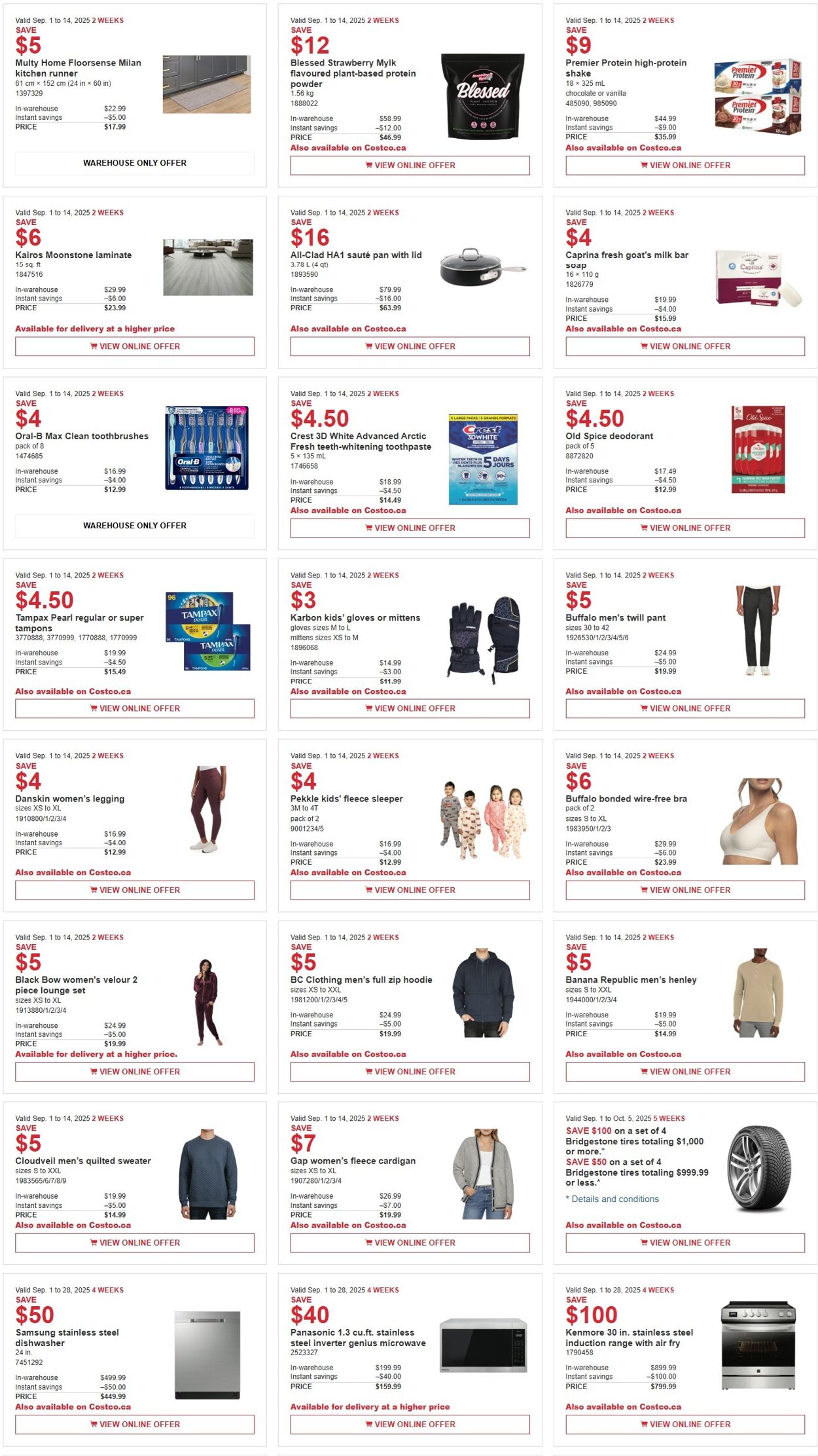 Flyer Costco 01.09.2025 - 14.09.2025