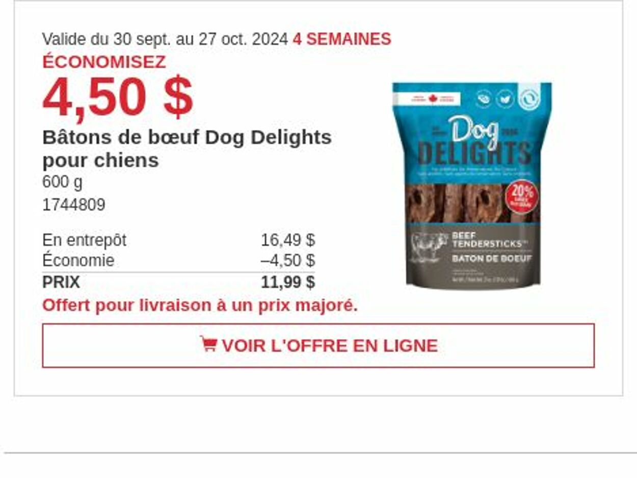 Flyer Costco 30.09.2024 - 27.10.2024