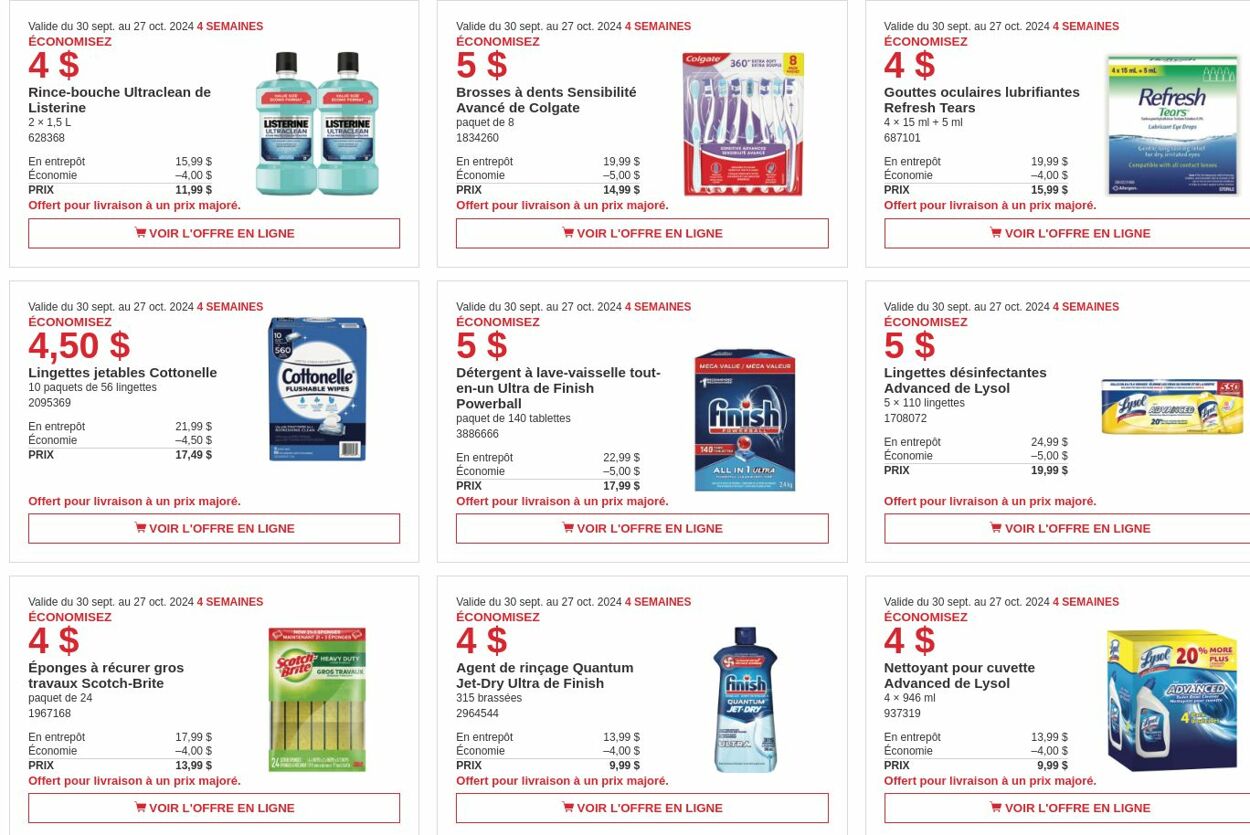 Flyer Costco 30.09.2024 - 27.10.2024