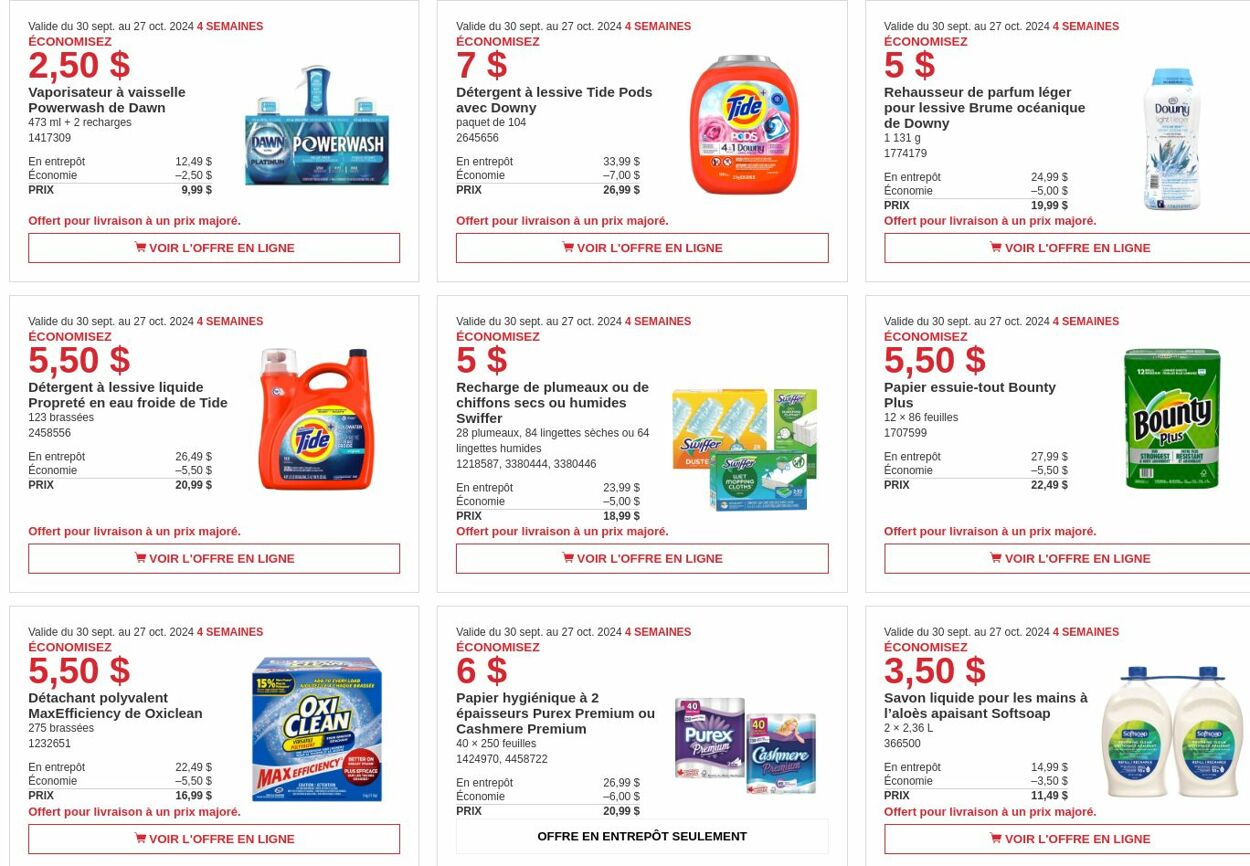 Flyer Costco 30.09.2024 - 27.10.2024