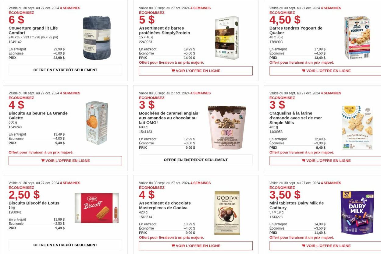 Flyer Costco 30.09.2024 - 27.10.2024