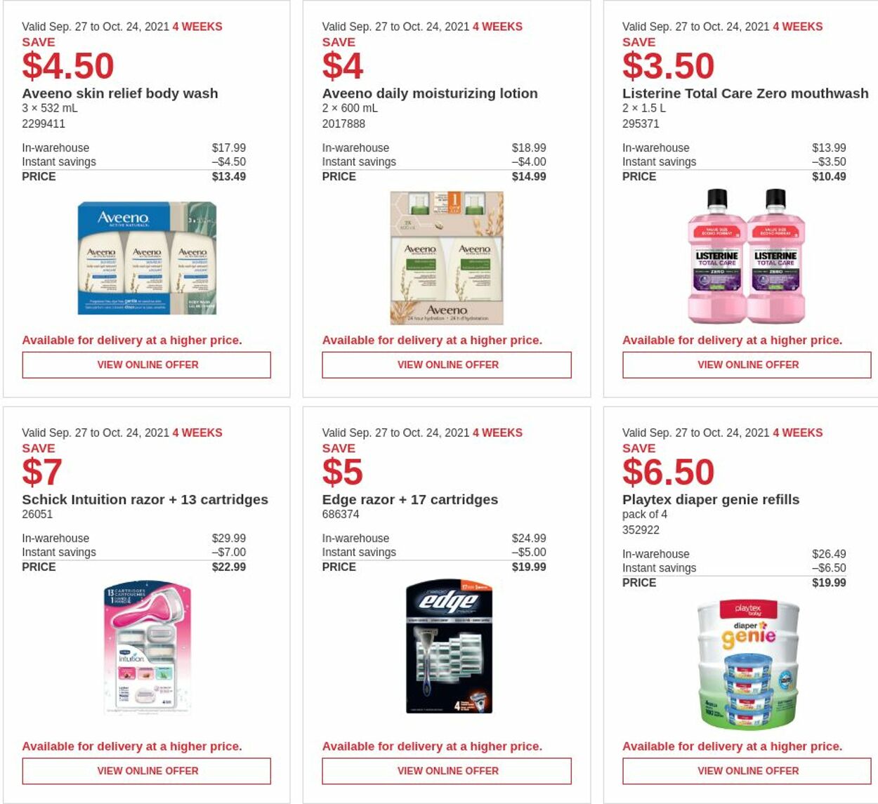 Flyer Costco 18.10.2021 - 24.10.2021