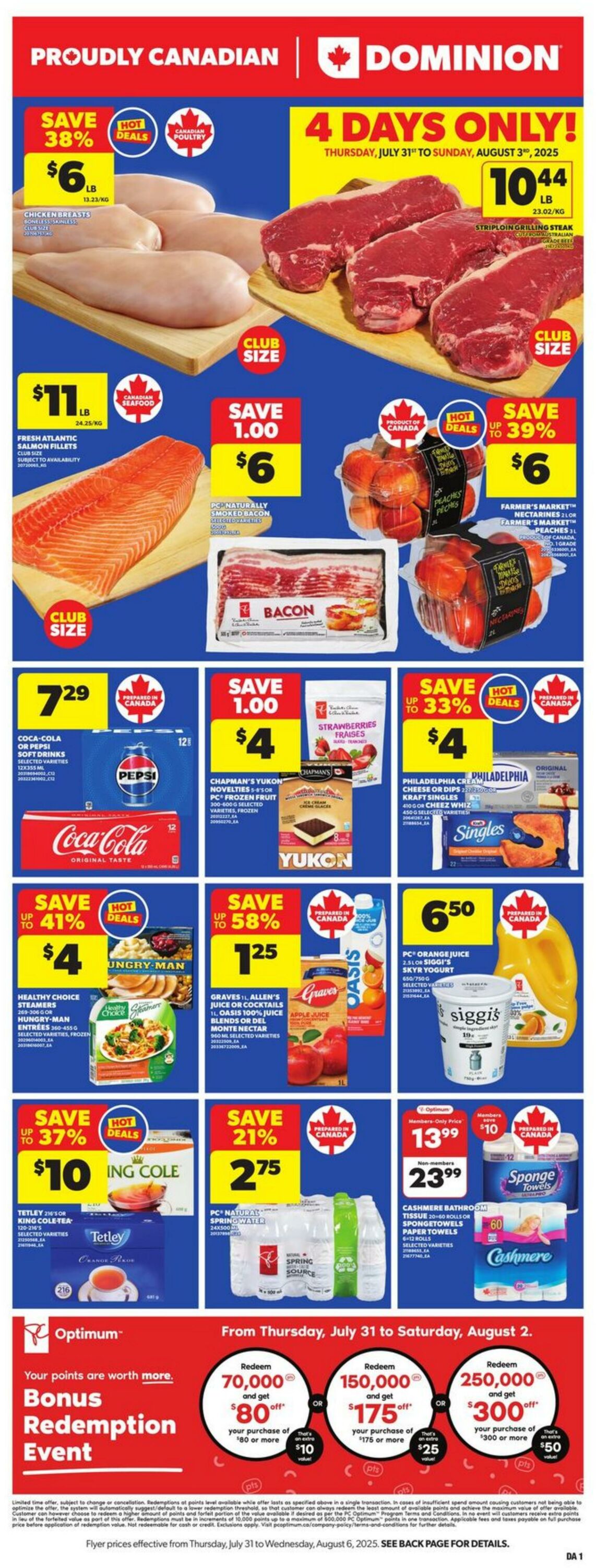 Flyer Dominion 31.07.2025 - 06.08.2025