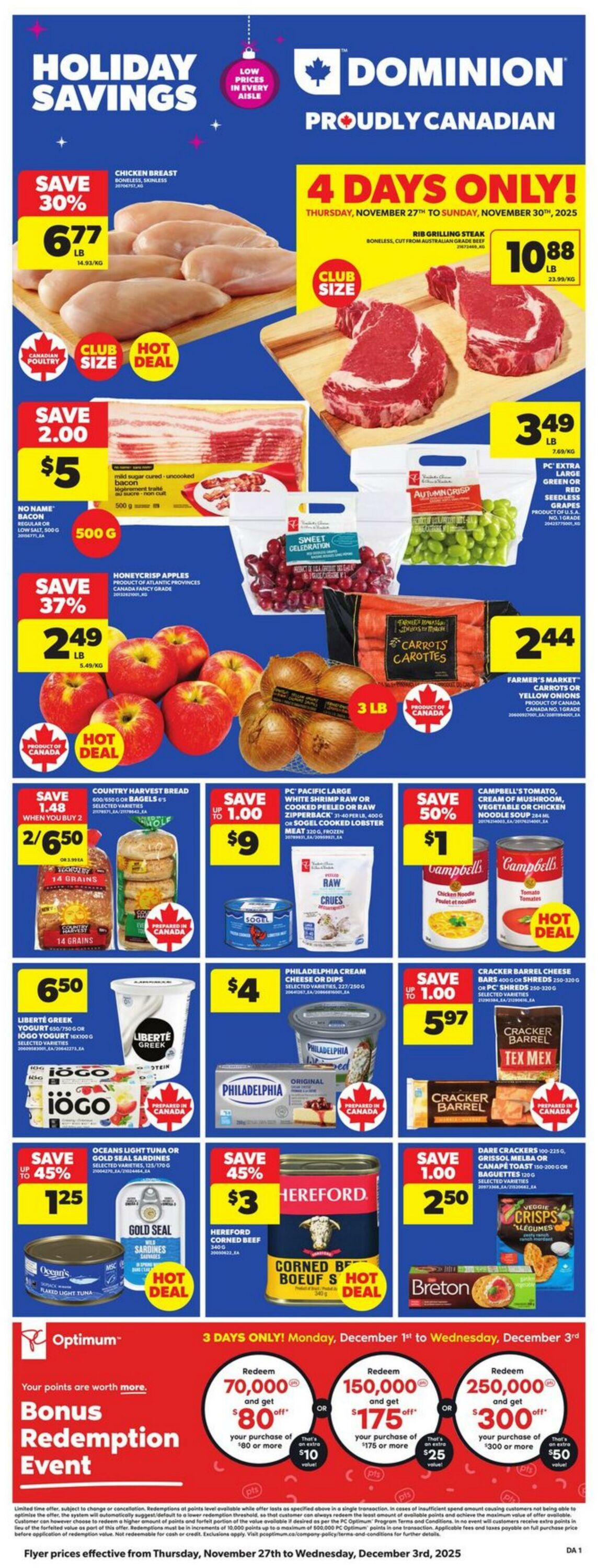 Flyer Dominion 27.11.2025 - 03.12.2025