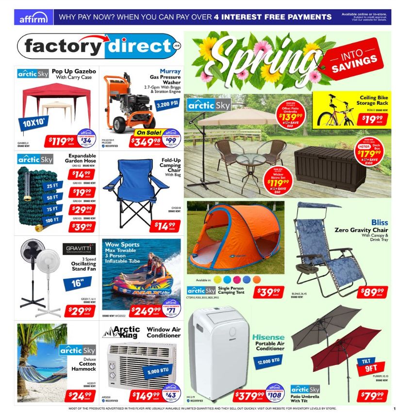 Flyer Factory Direct 03.05.2023 - 09.05.2023