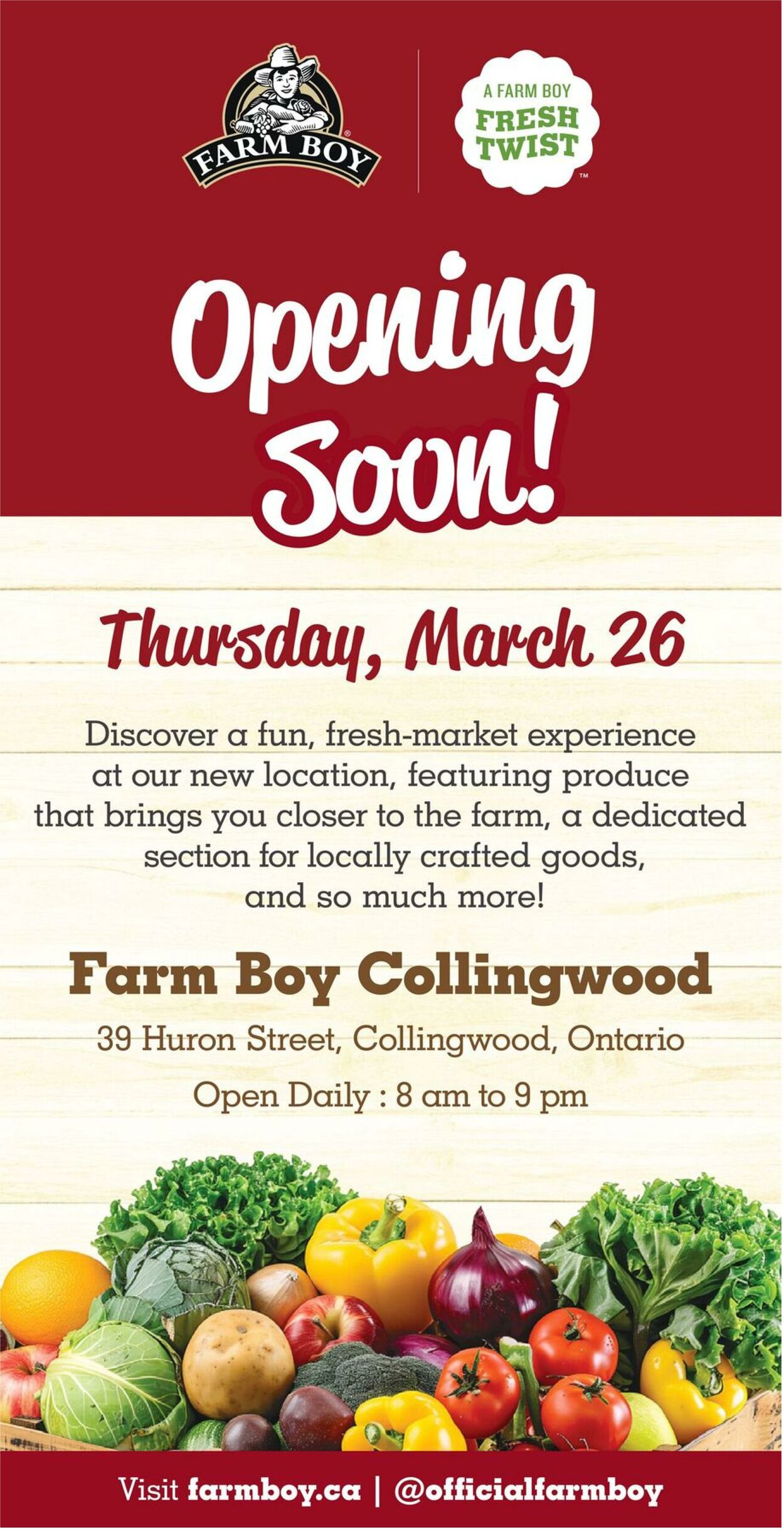Flyer Farm Boy 26.03.2026 - 01.04.2026
