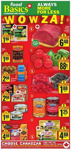 Flyer Food Basics 18.09.2025 - 24.09.2025