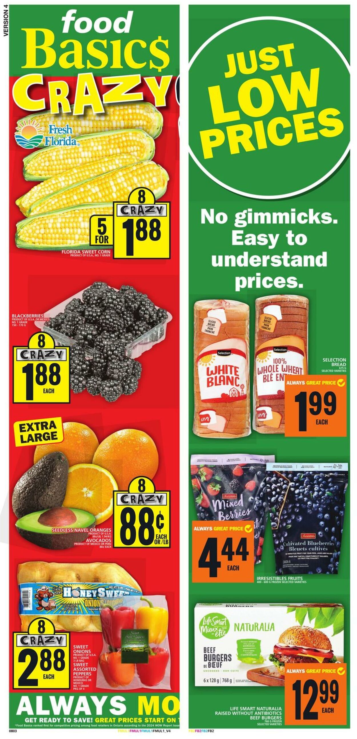 Food Basics Promotional flyers