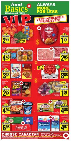 Flyer Food Basics 21.08.2025 - 27.08.2025