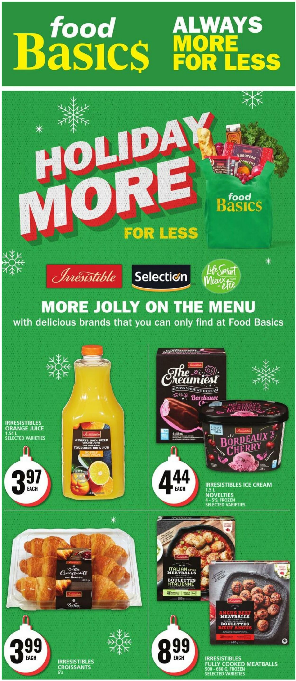 Flyer Food Basics - Flyer 27 Nov 2024 - 1 Jan 2025