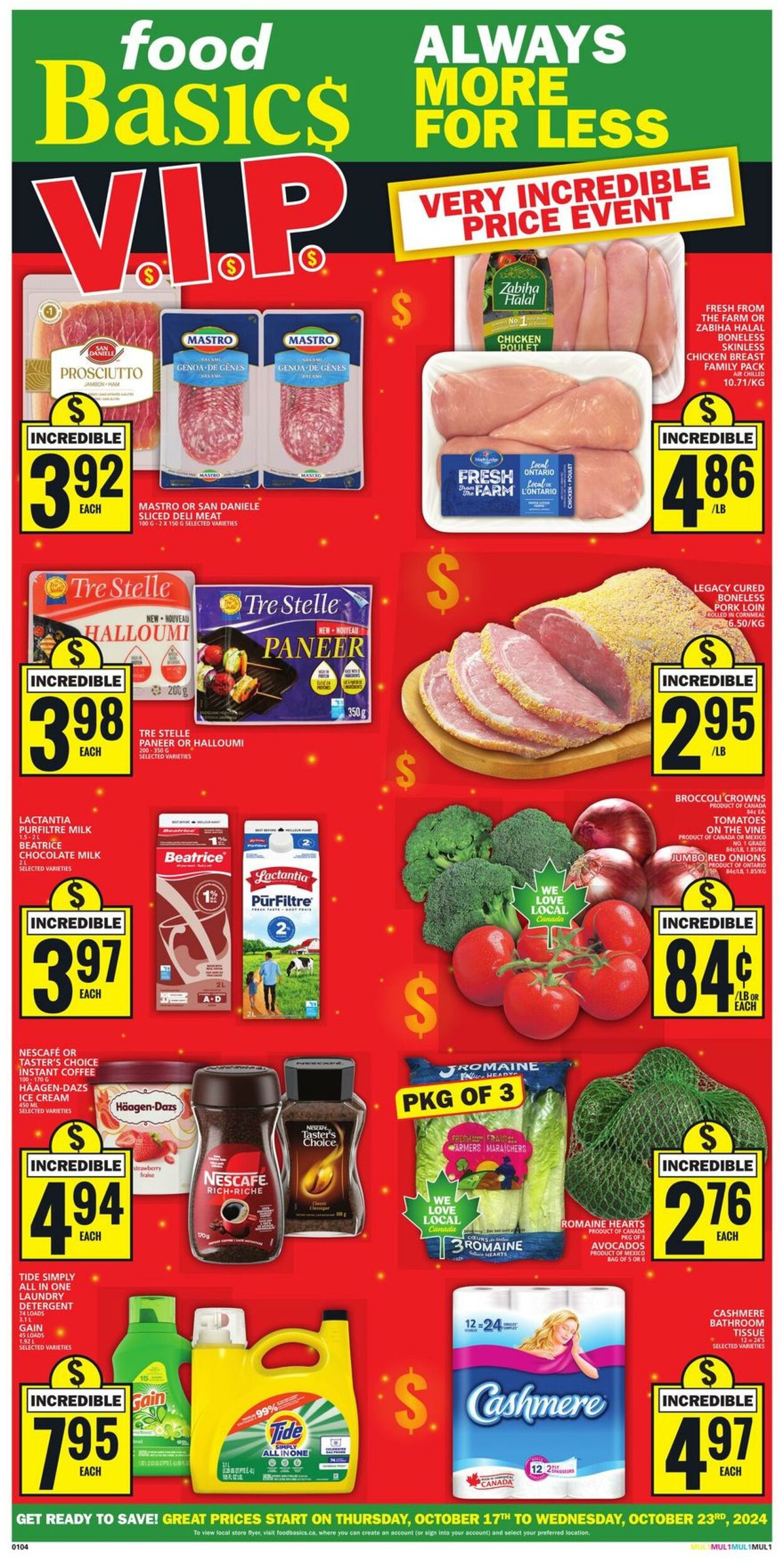 Flyer Food Basics 17.10.2024 - 23.10.2024