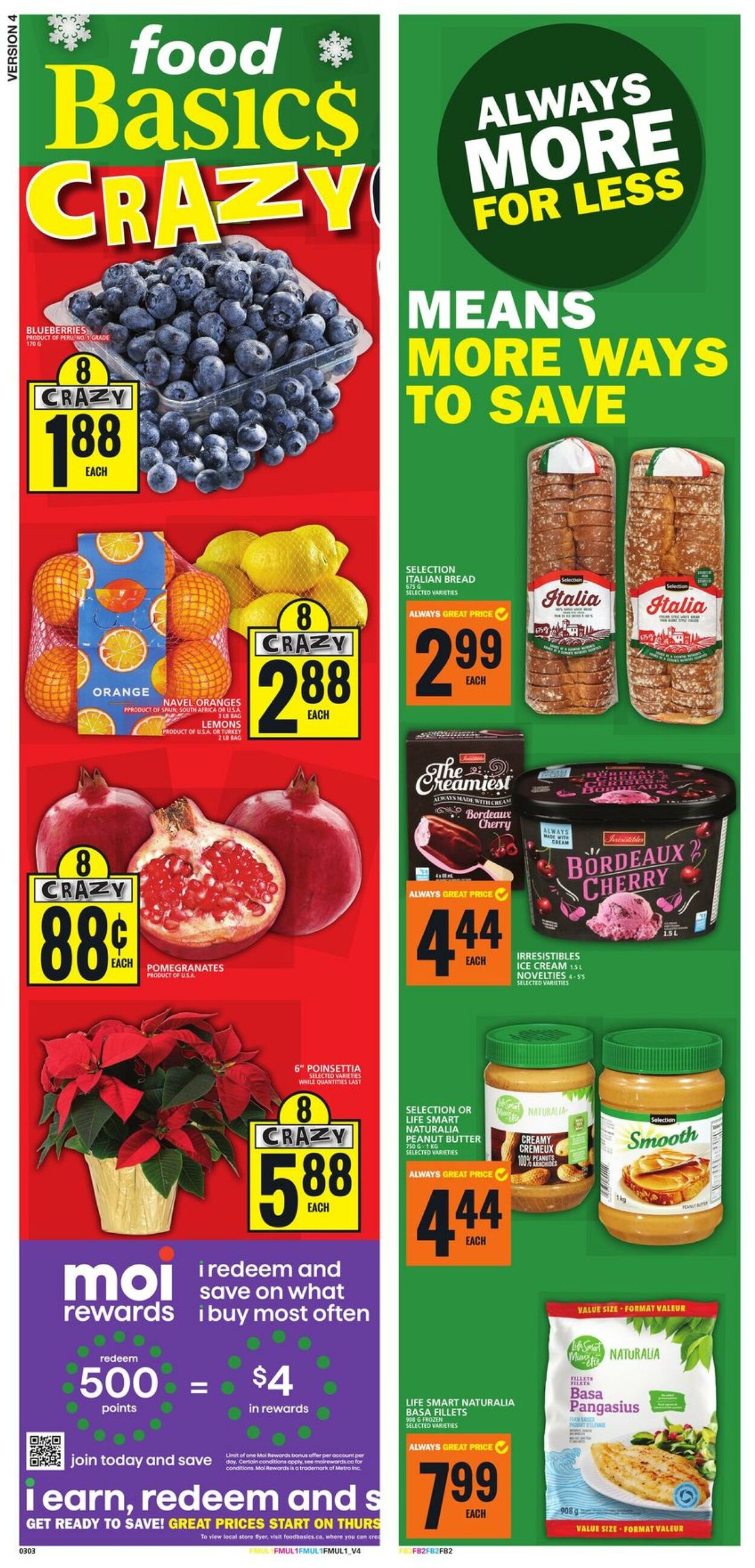 Food Basics Promotional flyers