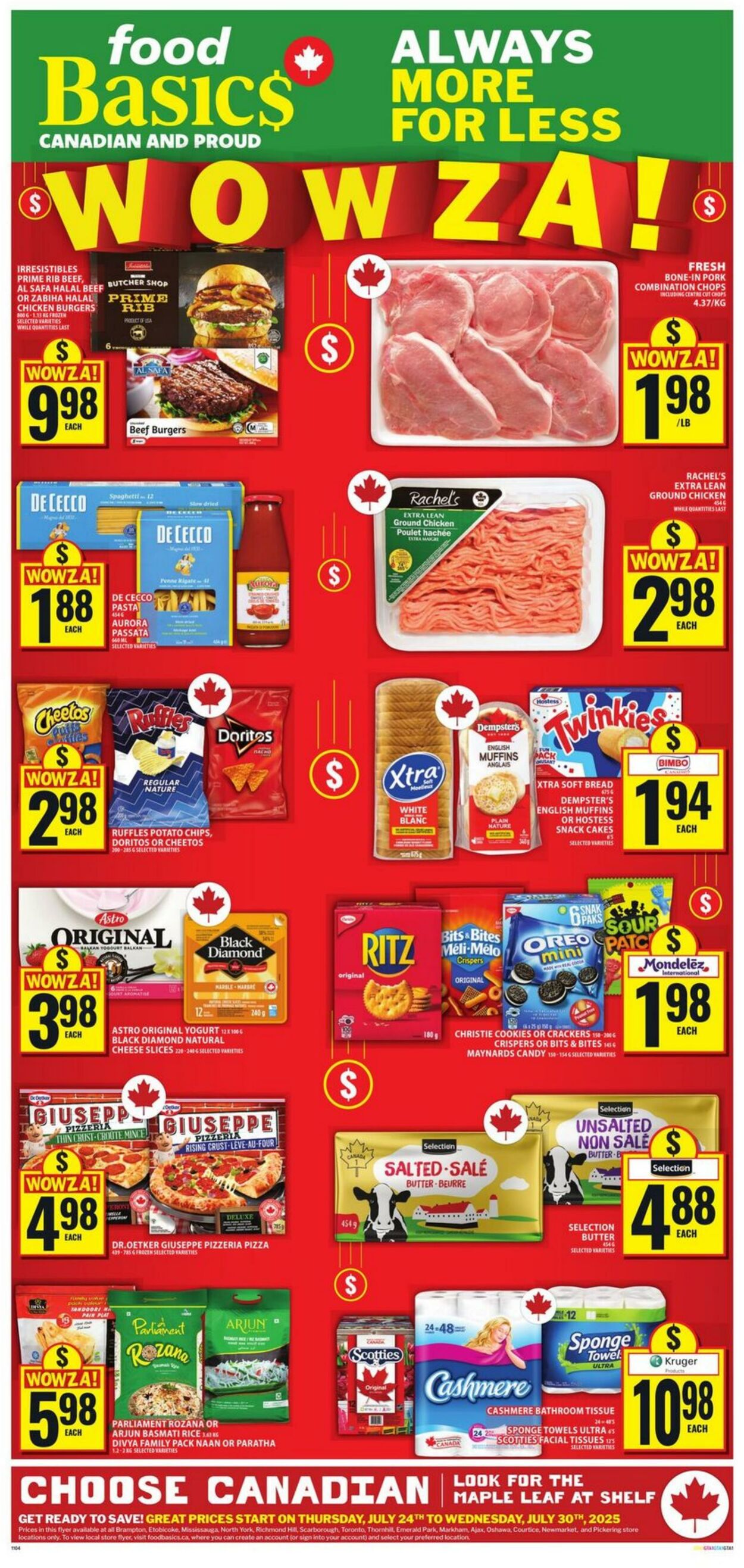 Flyer Food Basics 24.07.2025 - 30.07.2025