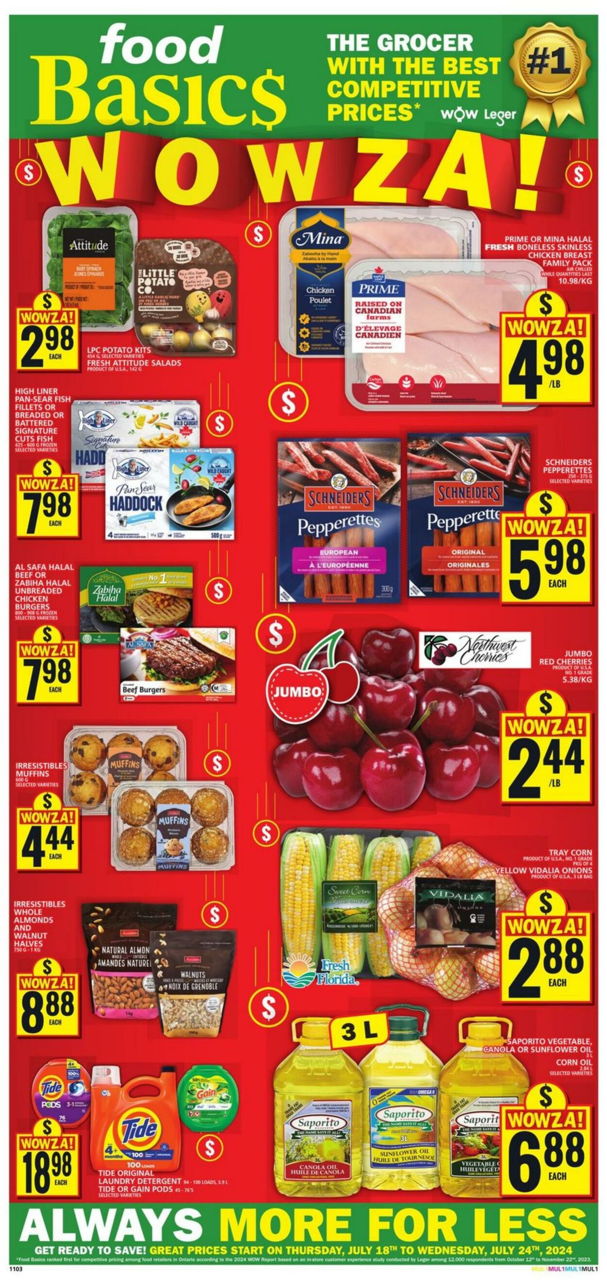 Flyer Food Basics 18.07.2024 - 24.07.2024