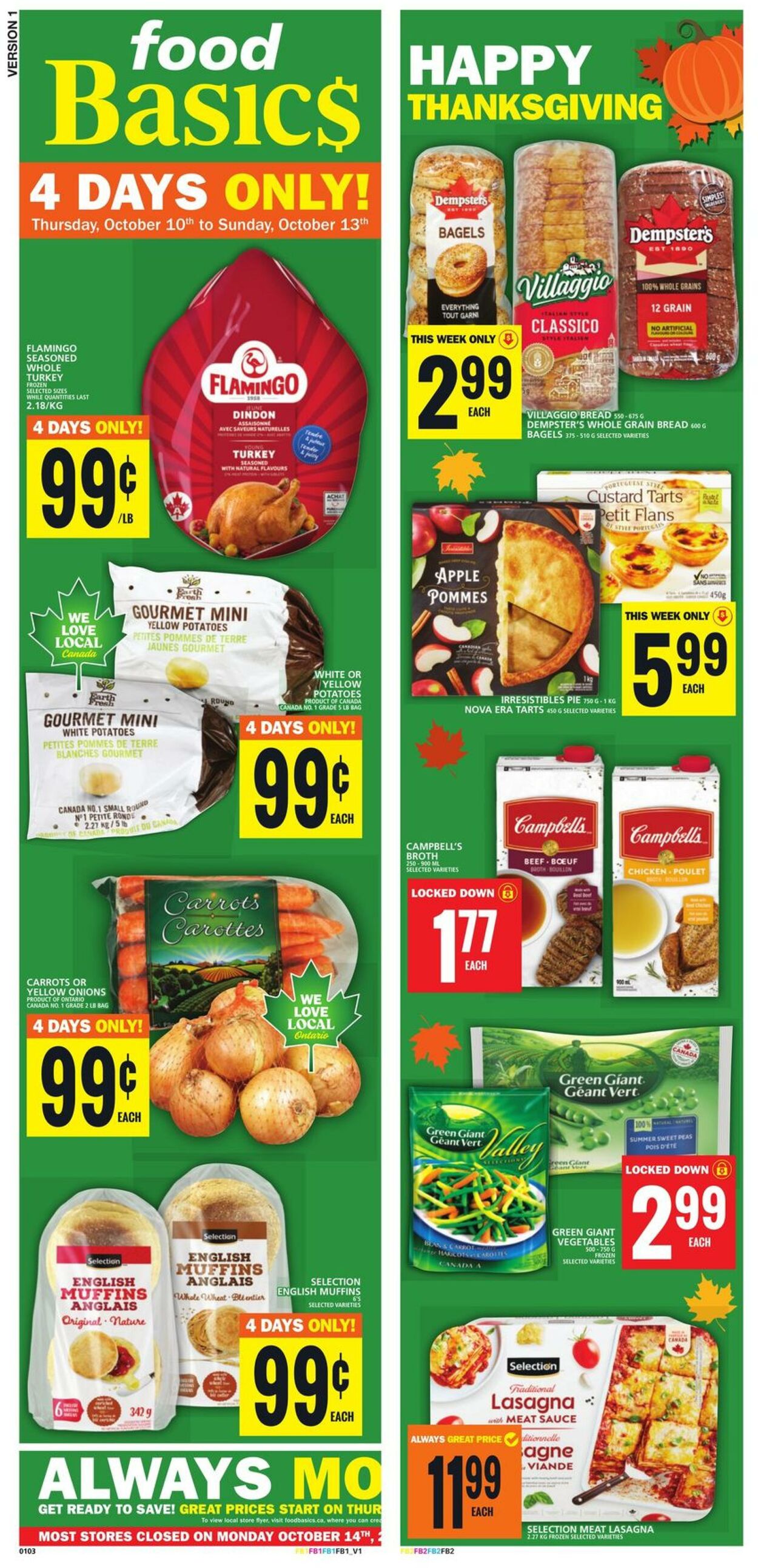 Flyer Food Basics 10.10.2024 - 16.10.2024