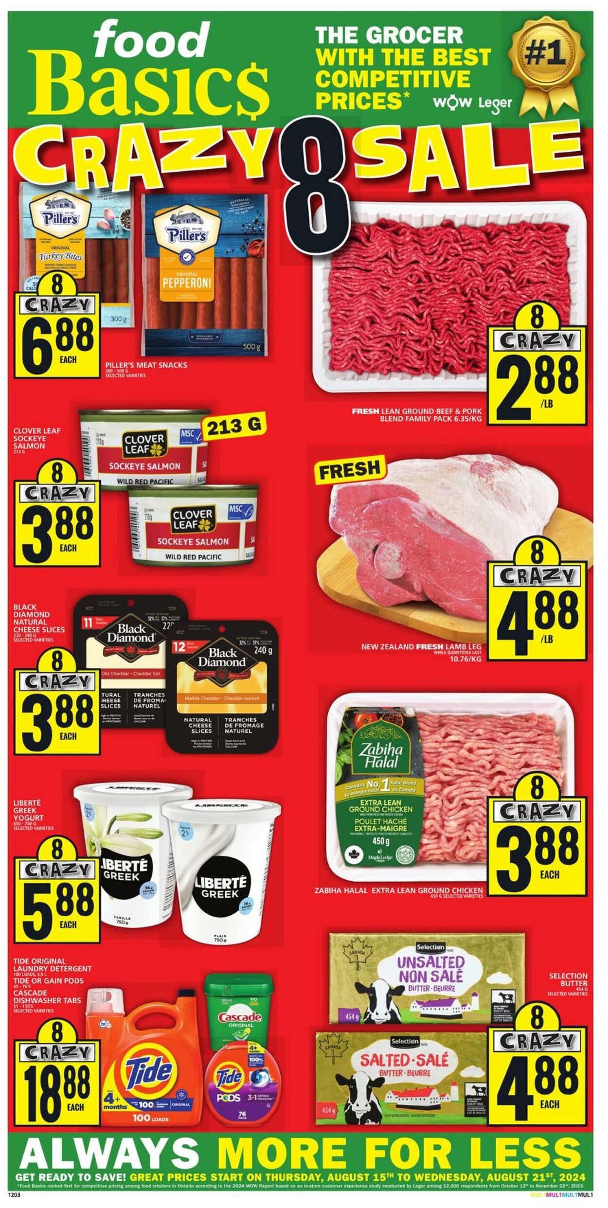 Flyer Food Basics 15.08.2024 - 21.08.2024