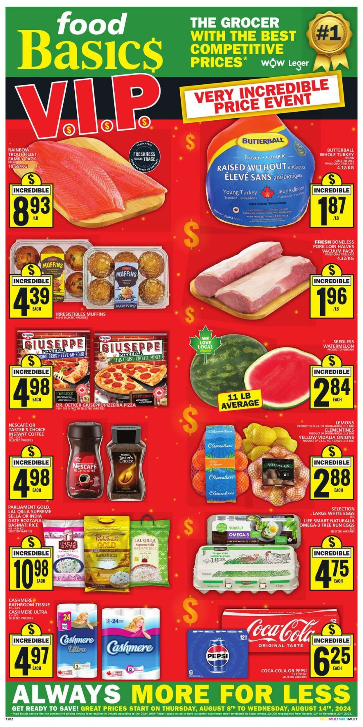 Flyer Food Basics 08.08.2024 - 14.08.2024