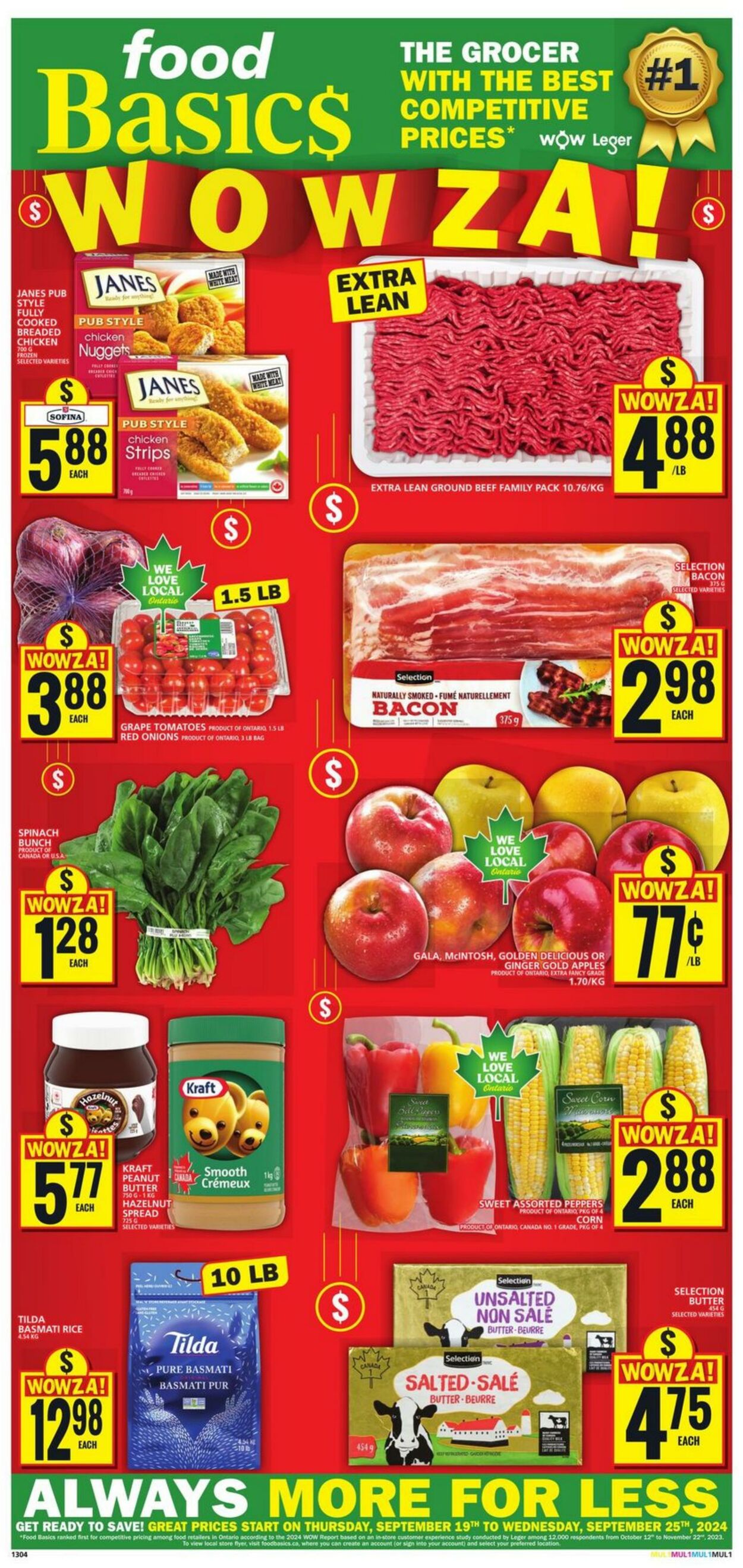 Flyer Food Basics 19.09.2024 - 25.09.2024