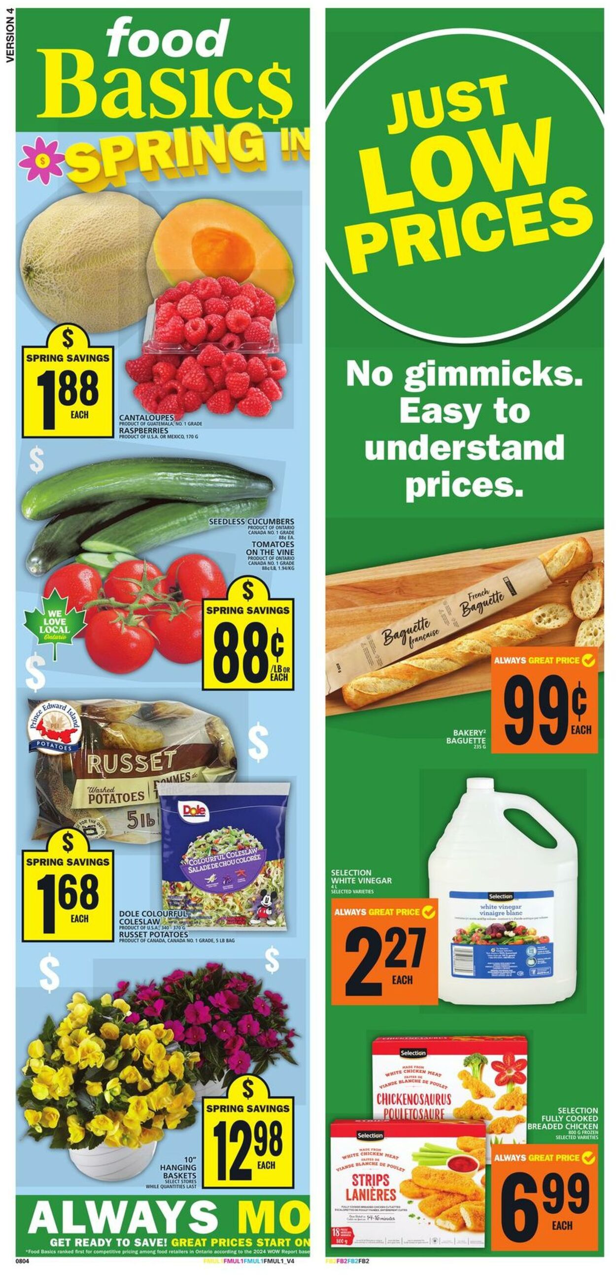 Food Basics Promotional flyers