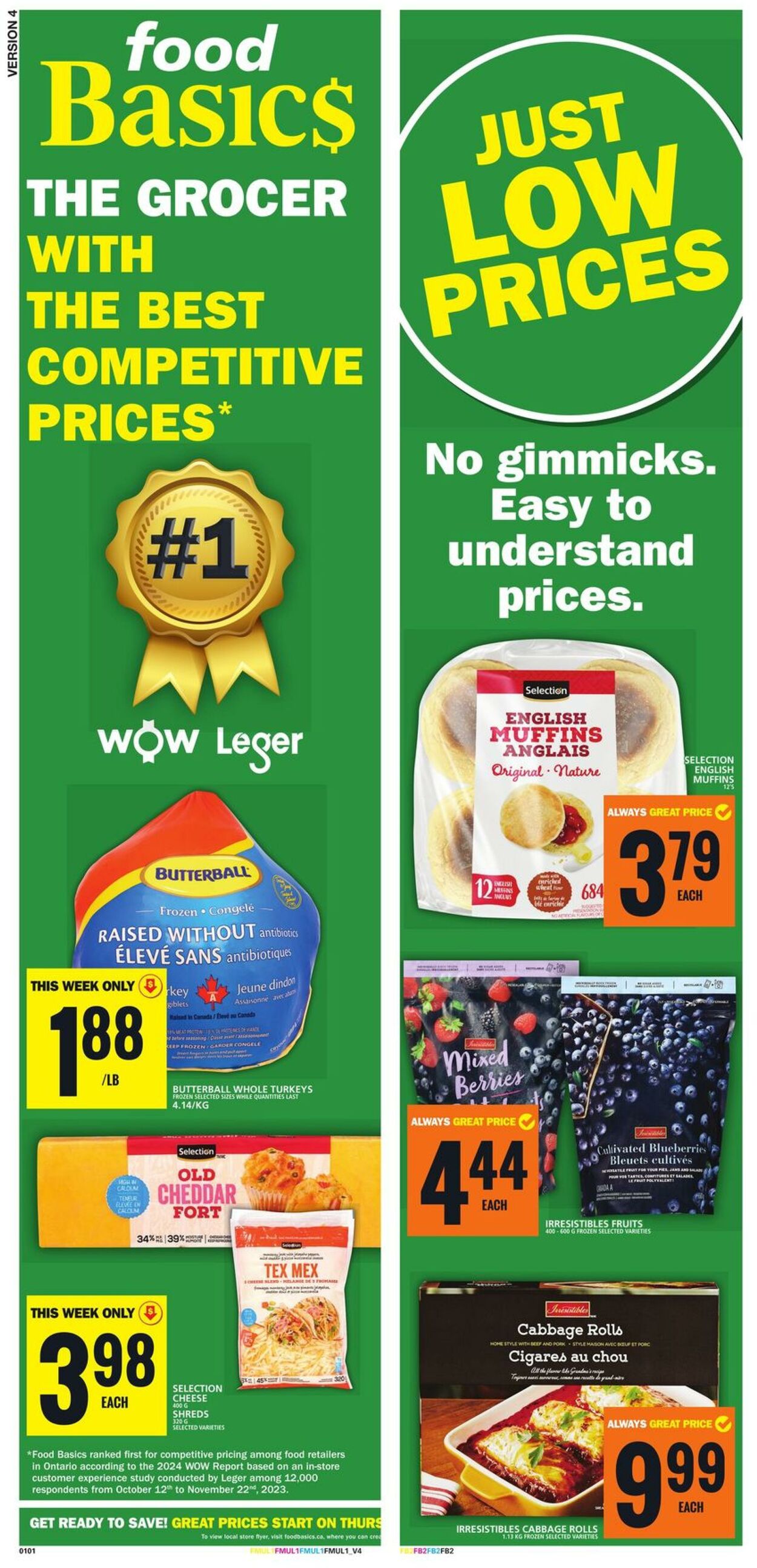 Food Basics Promotional flyers