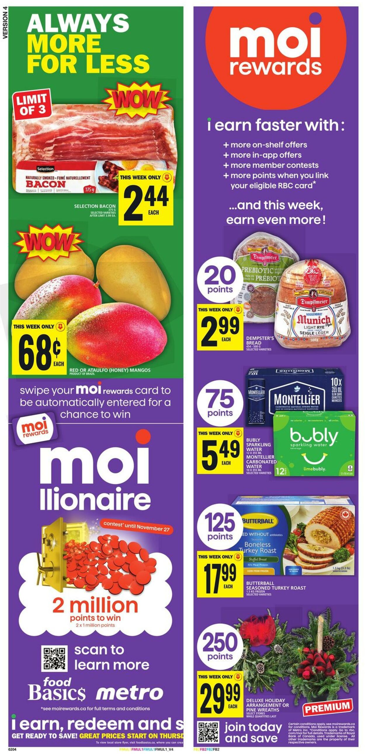 Food Basics Promotional flyers