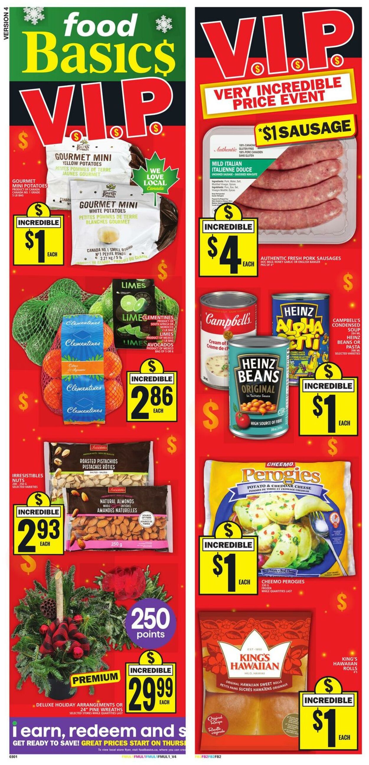 Food Basics Promotional flyers