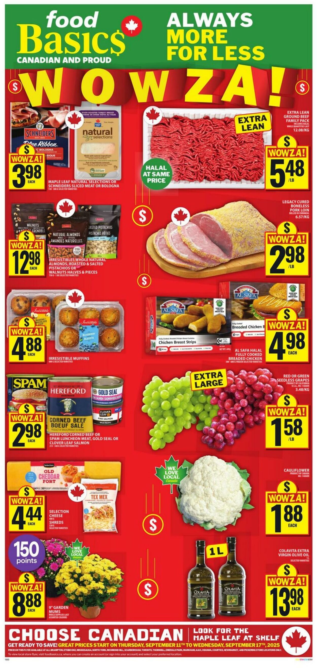 Flyer Food Basics 11.09.2025 - 17.09.2025