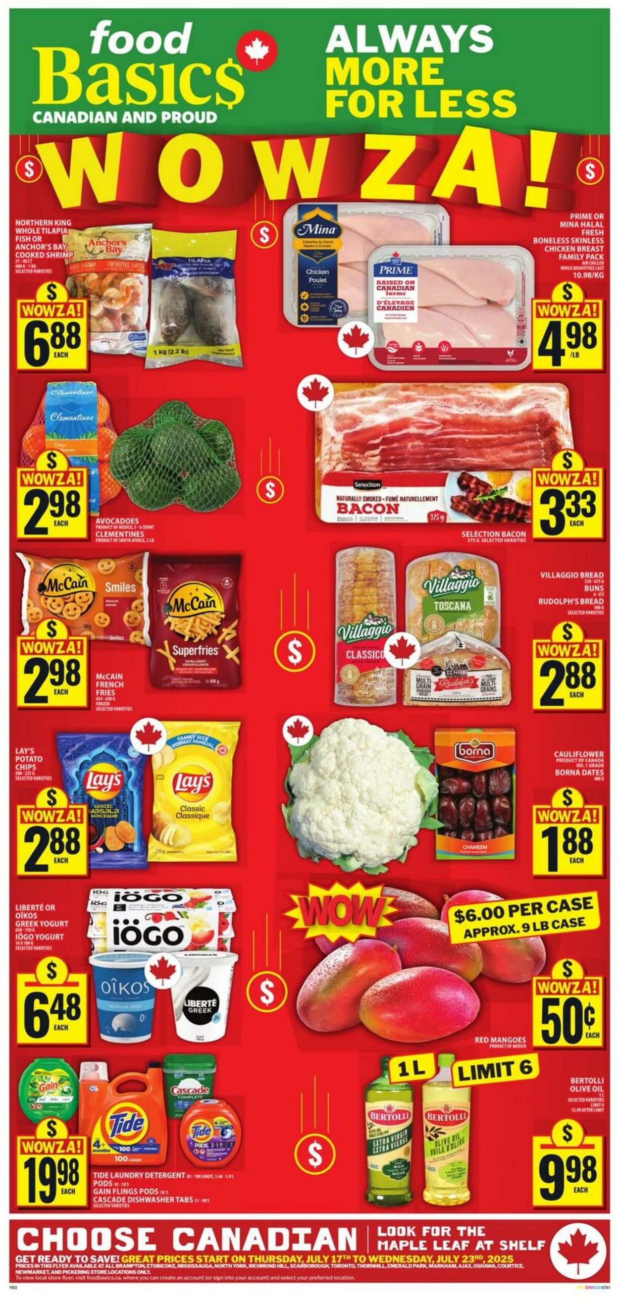 Flyer Food Basics 17.07.2025 - 23.07.2025