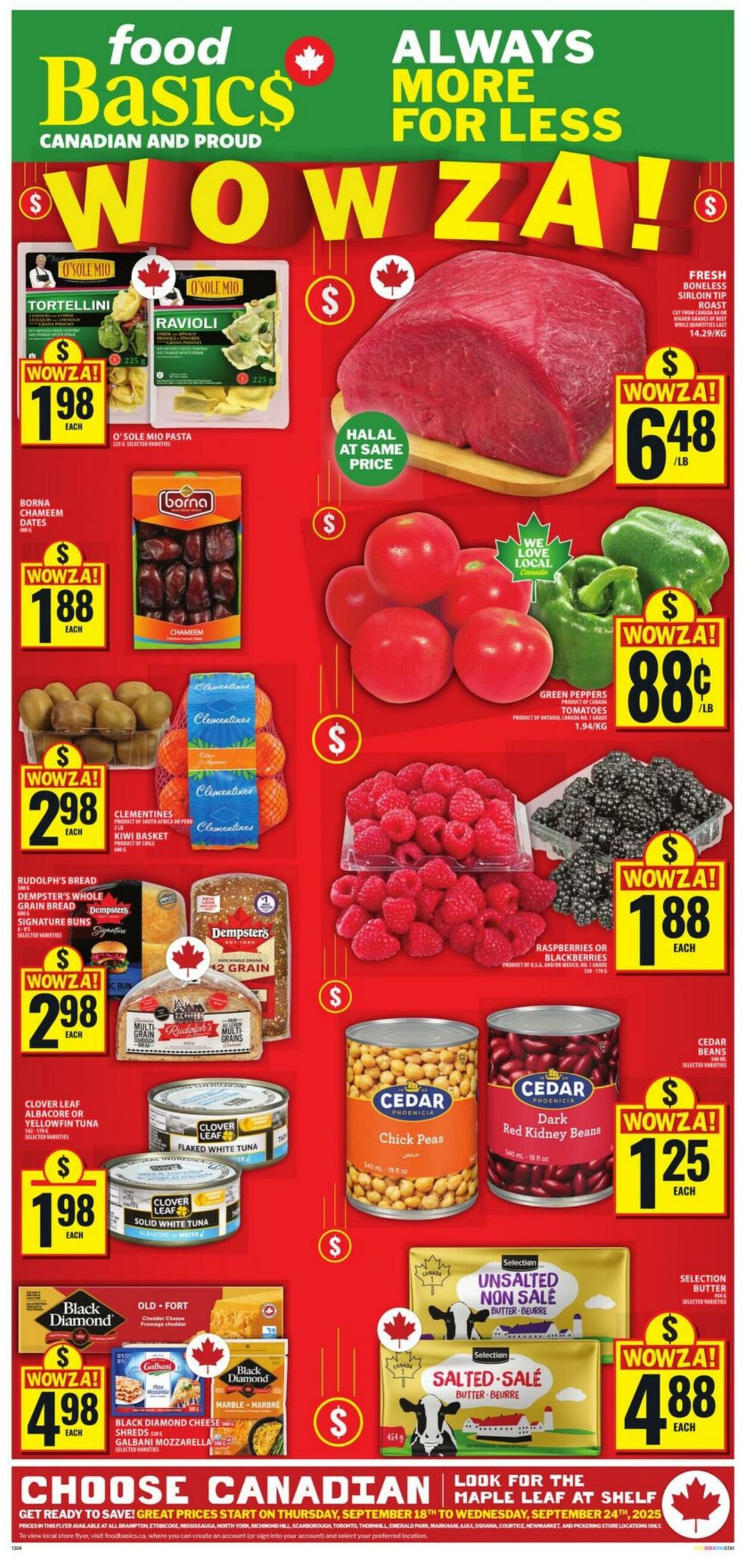 Flyer Food Basics 18.09.2025 - 24.09.2025