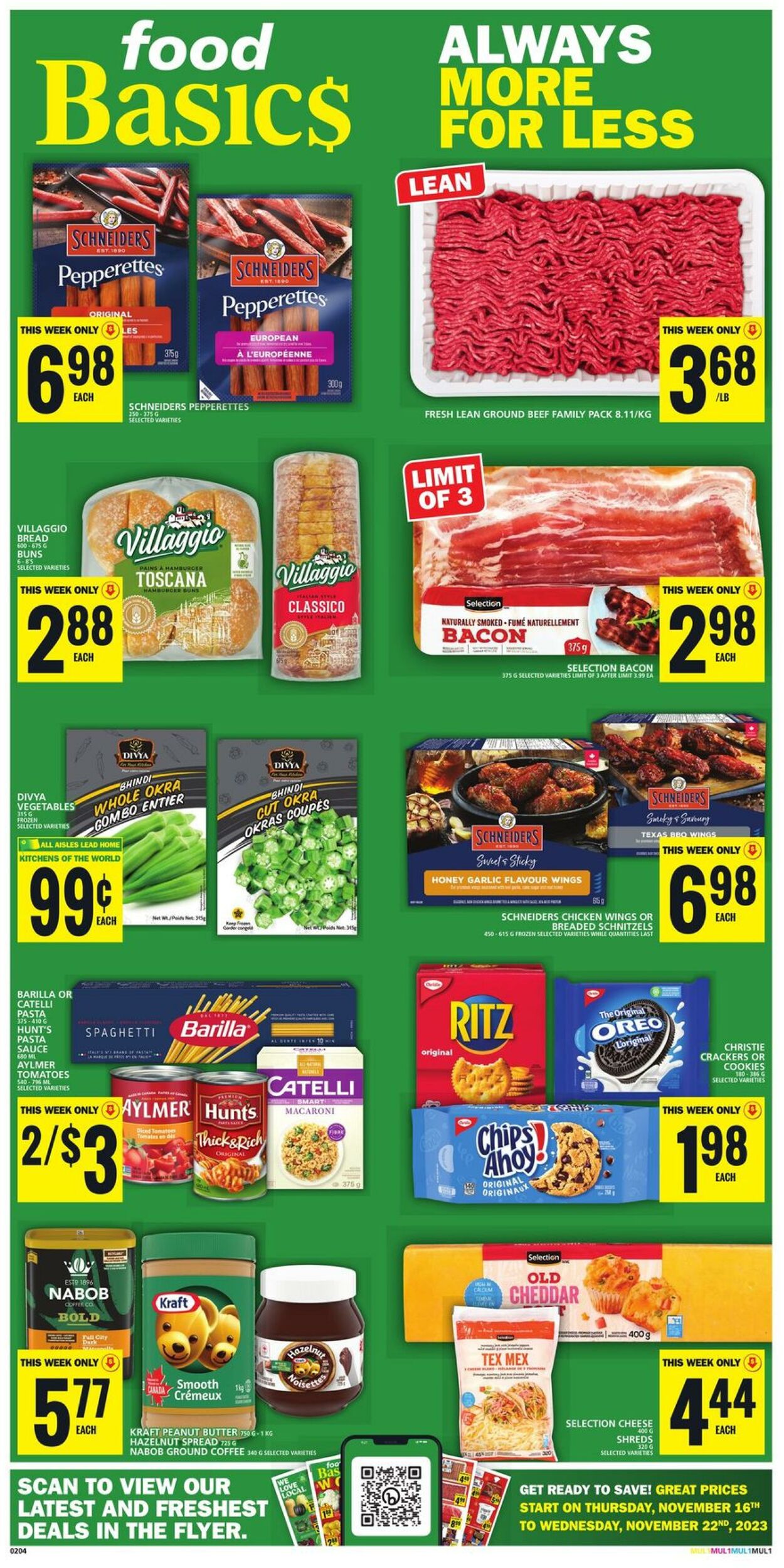 Flyer Food Basics 16.11.2023 - 22.11.2023