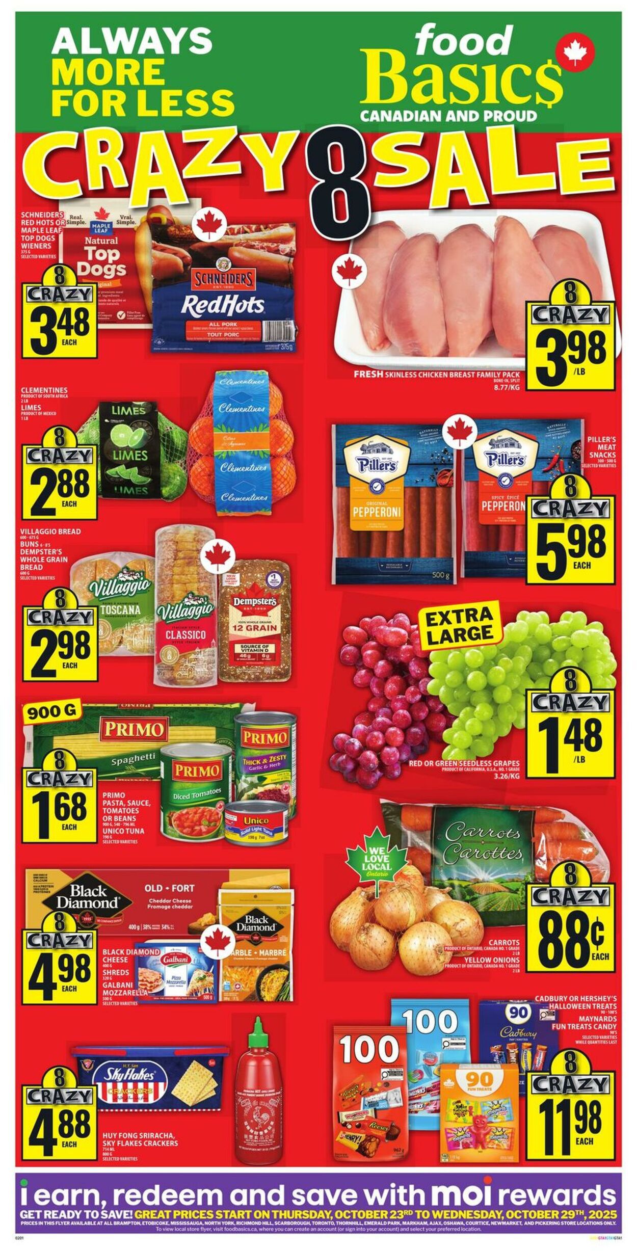 Flyer Food Basics 23.10.2025 - 29.10.2025