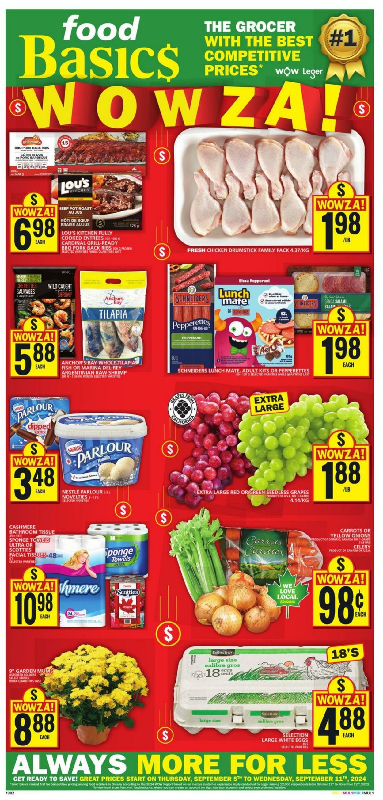 Flyer Food Basics 05.09.2024 - 11.09.2024