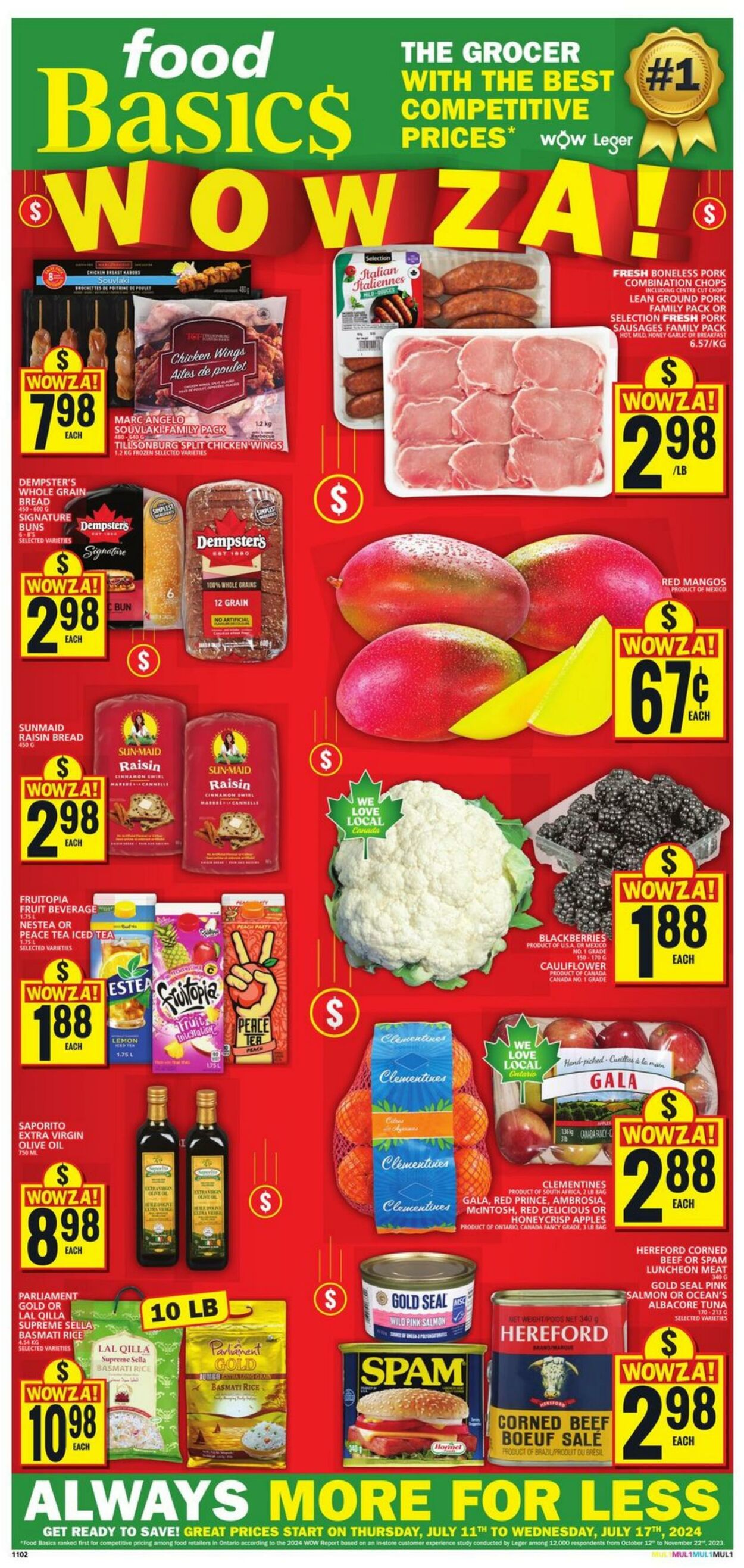 Flyer Food Basics 11.07.2024 - 17.07.2024