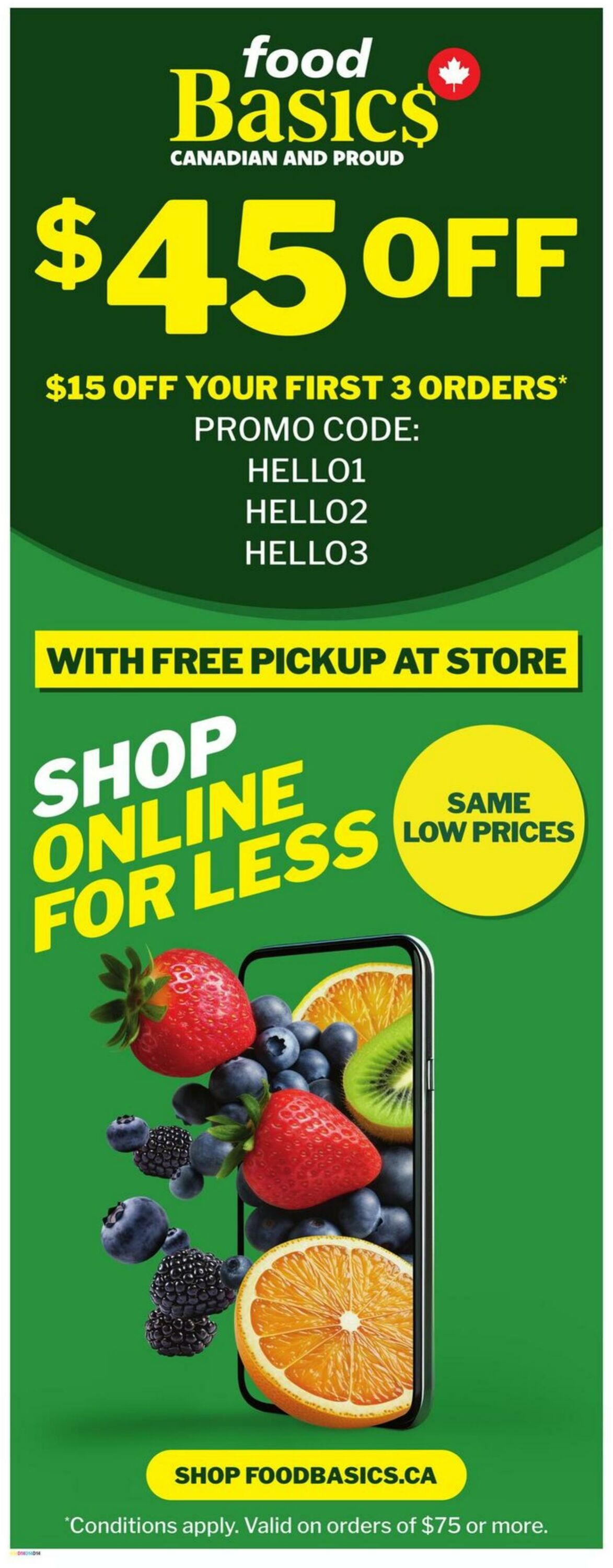Flyer Food Basics 03.07.2025 - 09.07.2025