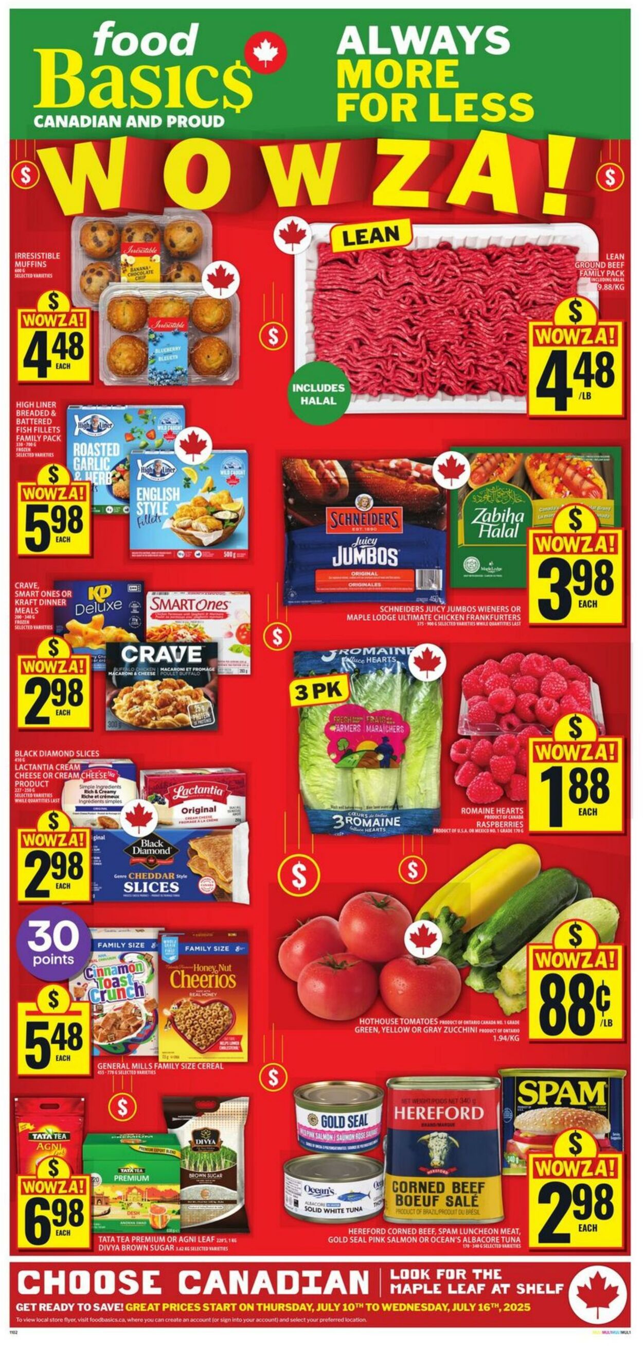 Flyer Food Basics 10.07.2025 - 16.07.2025