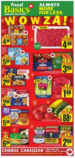 Flyer Food Basics 10.07.2025 - 16.07.2025