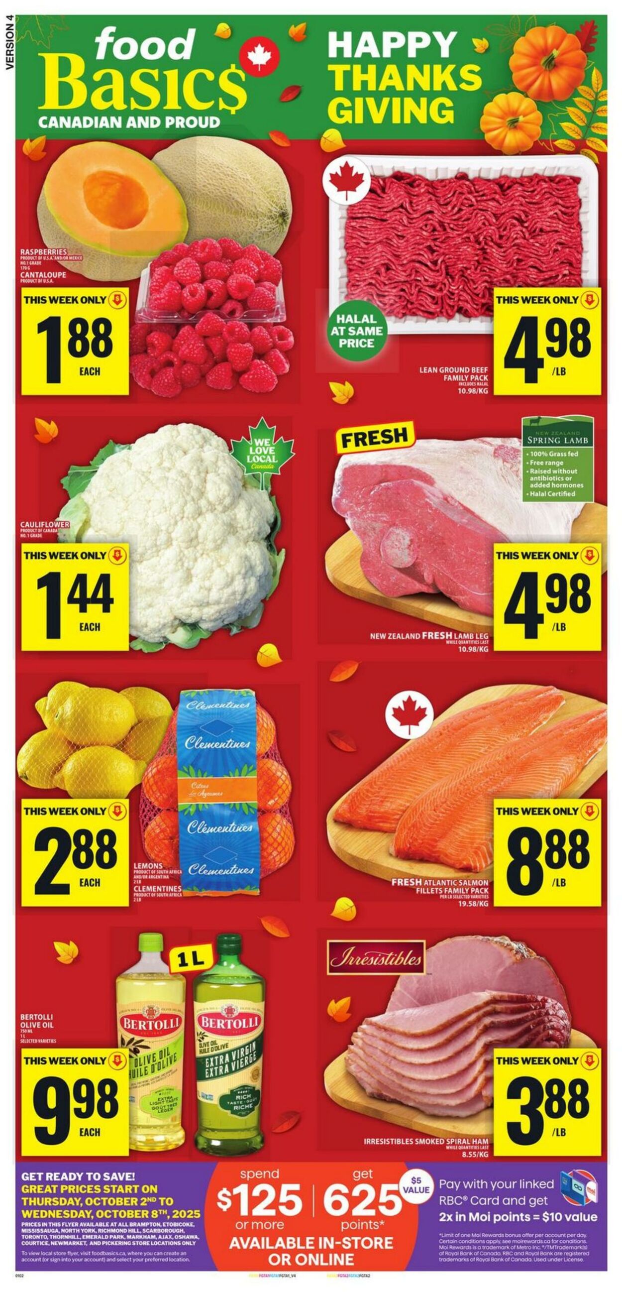 Flyer Food Basics 02.10.2025 - 08.10.2025