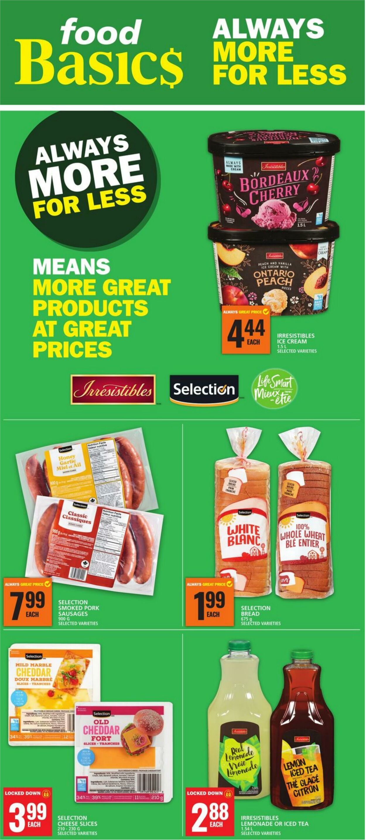 Flyer Food Basics 18.07.2024 - 14.08.2024