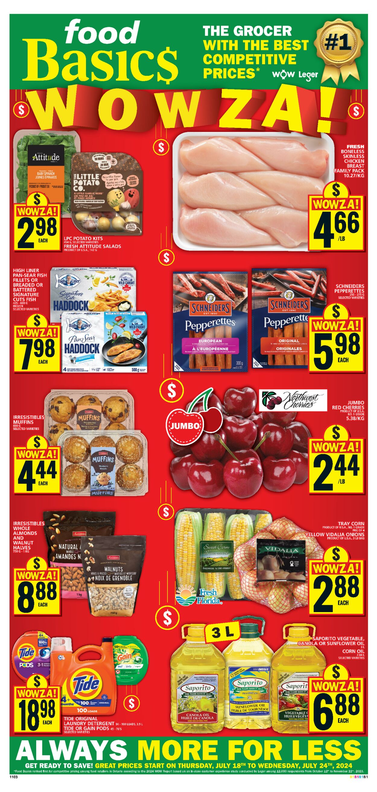 Flyer Food Basics 18.07.2024 - 25.07.2024