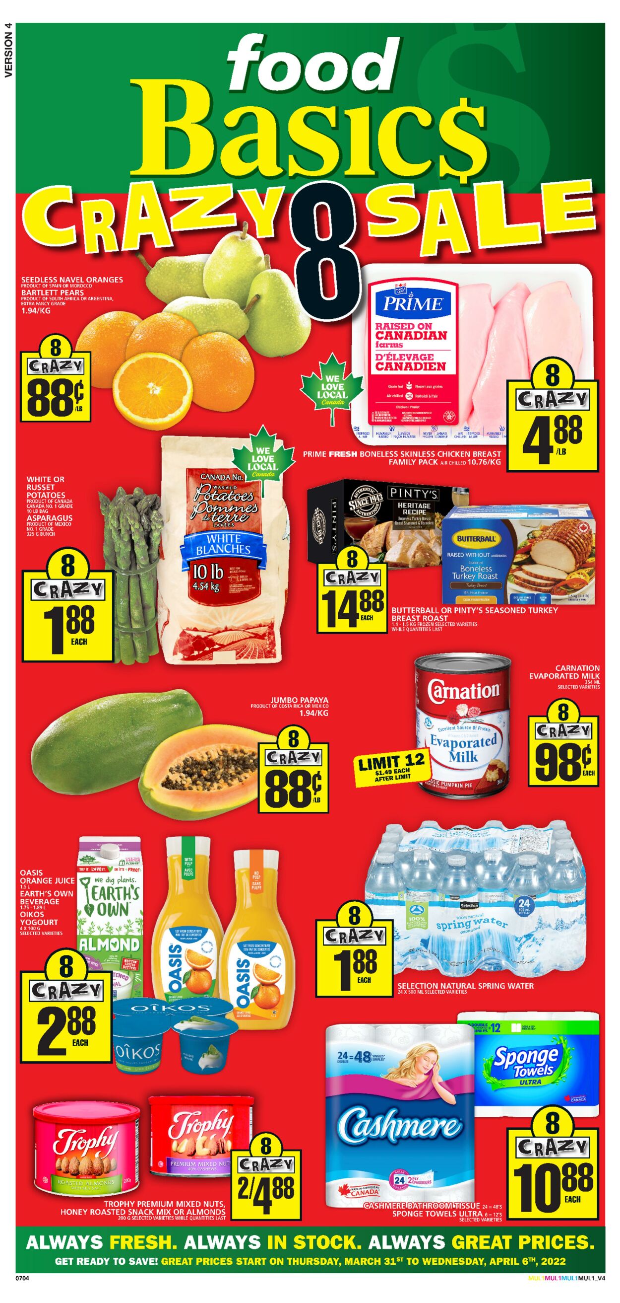 Flyer Food Basics 31.03.2022 - 06.04.2022