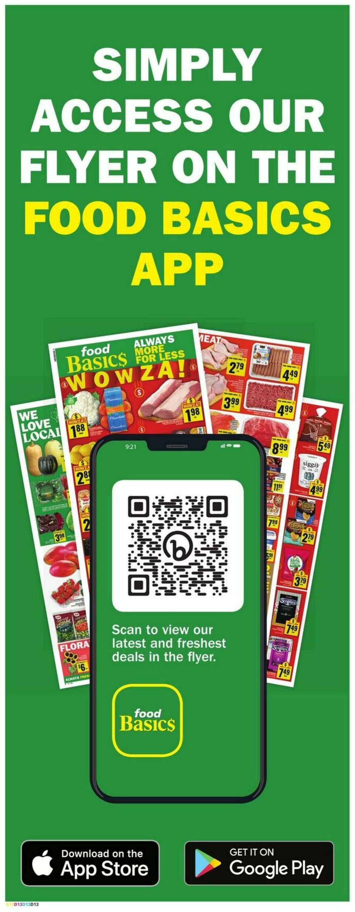 Flyer Food Basics 12.10.2023 - 18.10.2023