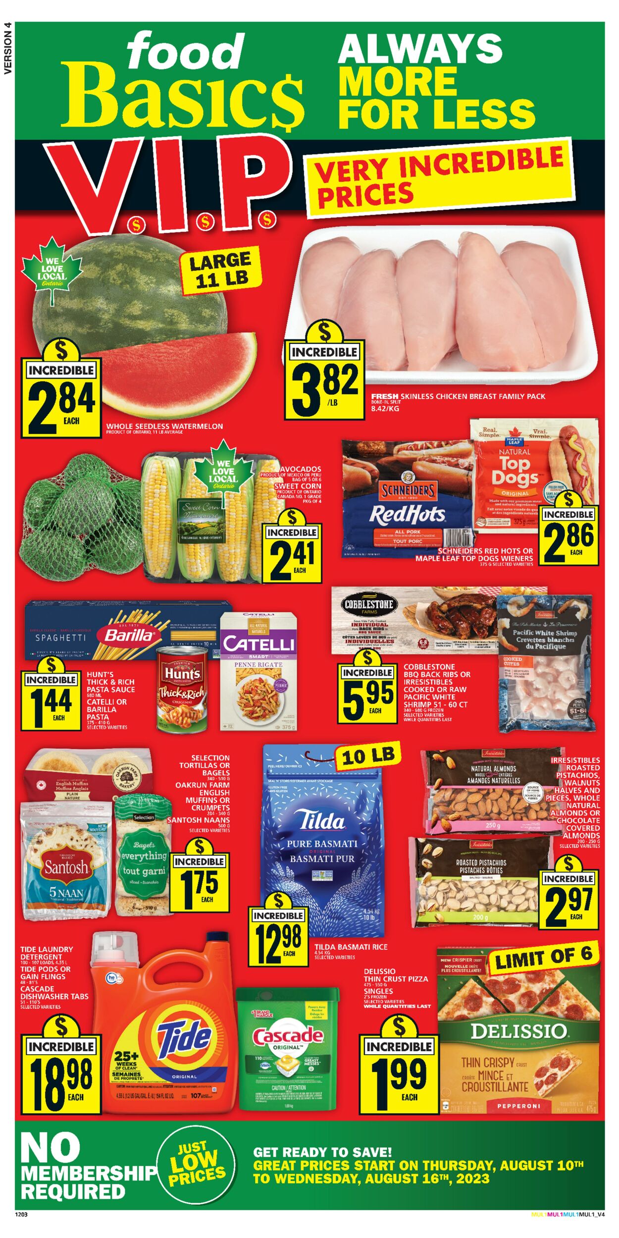 Flyer Food Basics 10.08.2023 - 16.08.2023