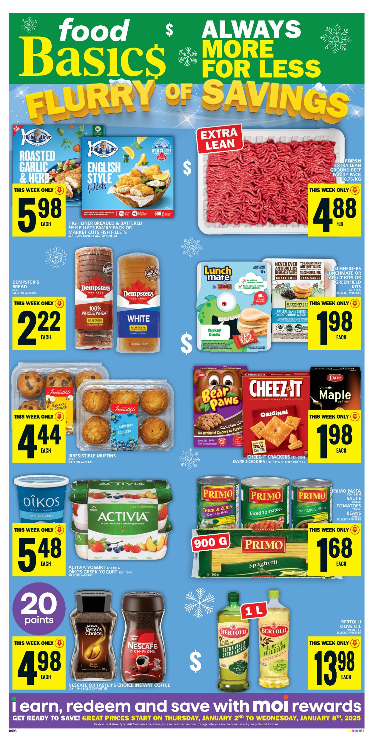 Flyer Food Basics 02.01.2025 - 08.01.2025