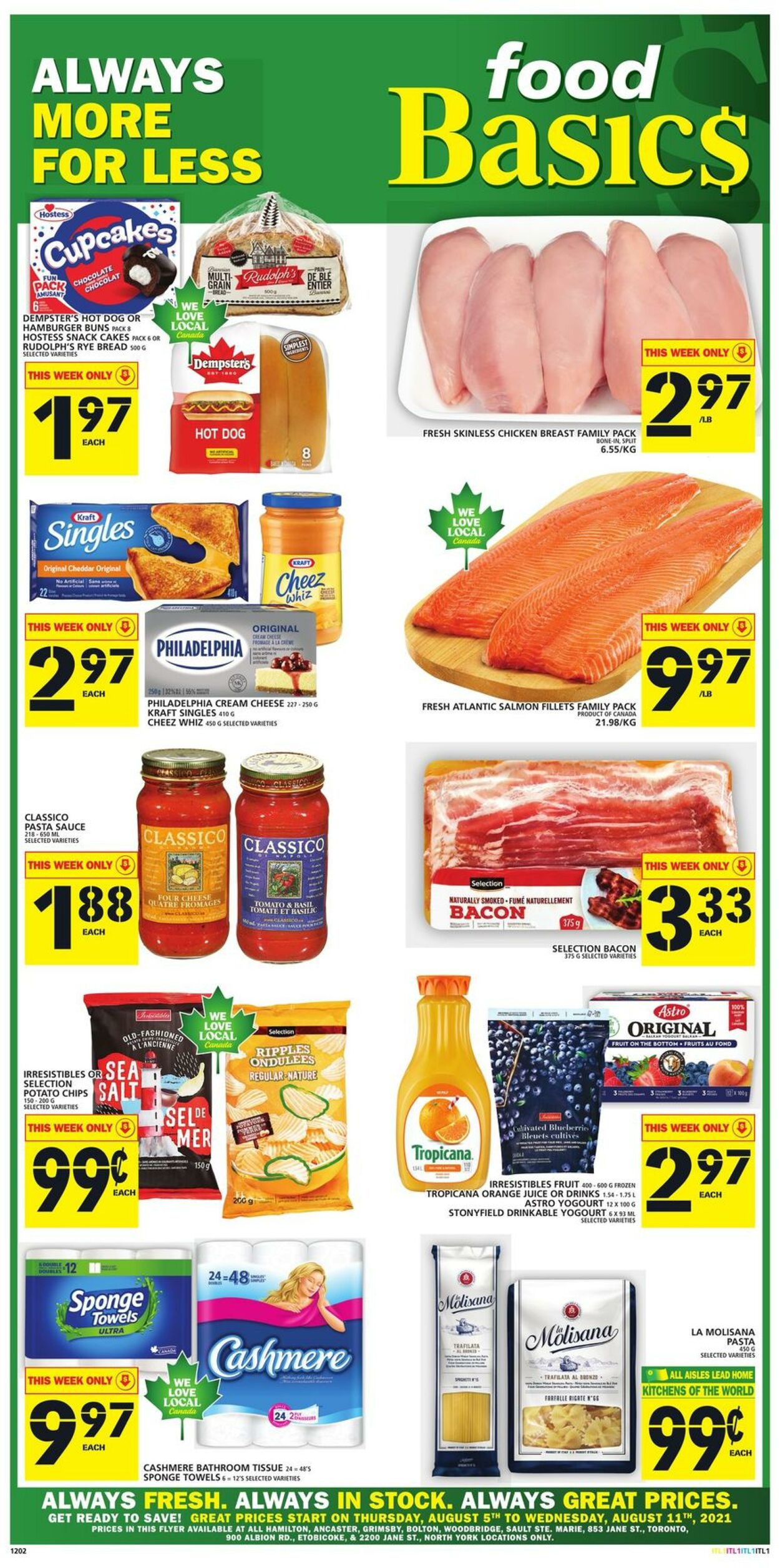 Flyer Food Basics 05.08.2021 - 11.08.2021