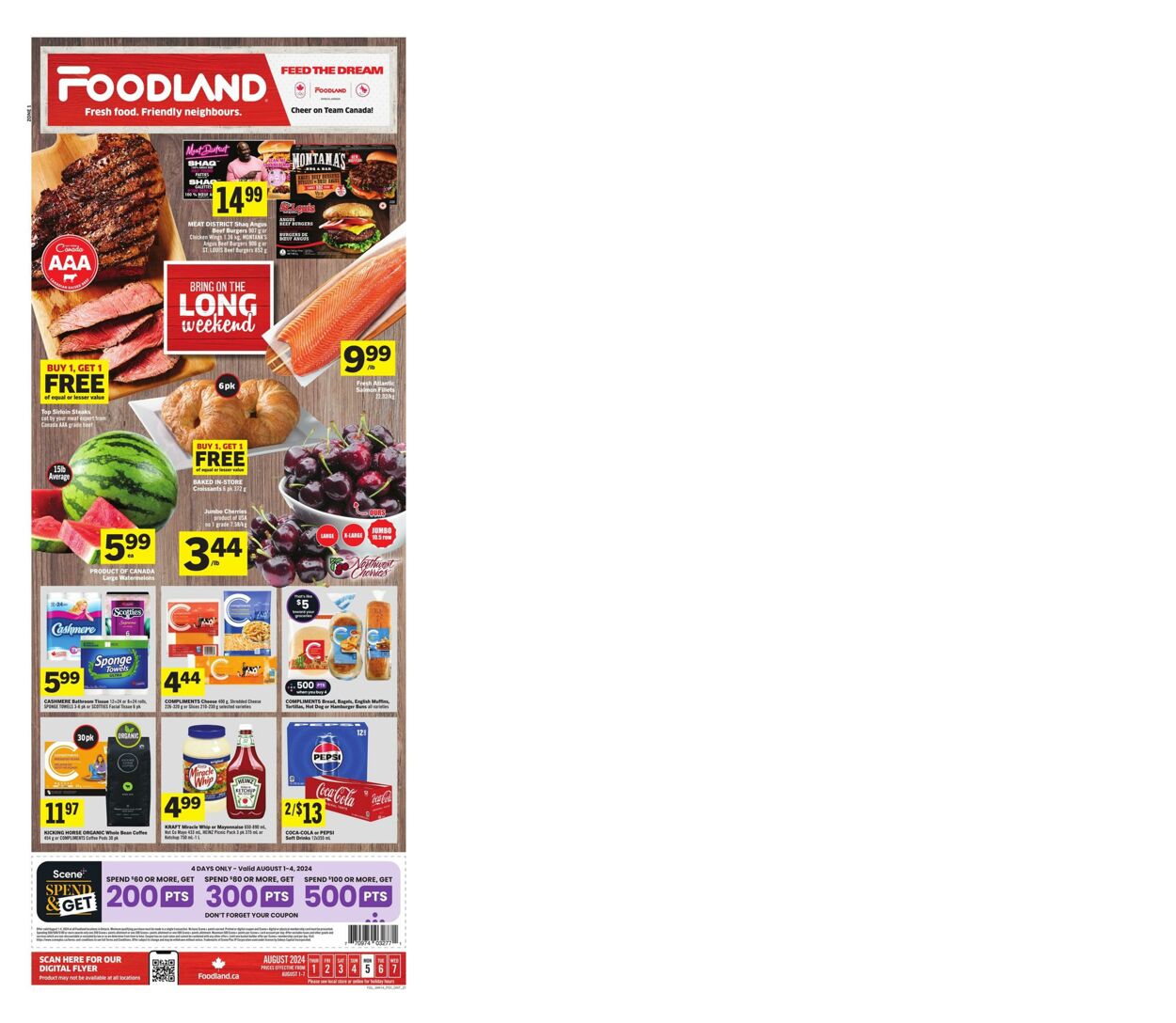 Flyer Foodland 01.08.2024 - 07.08.2024