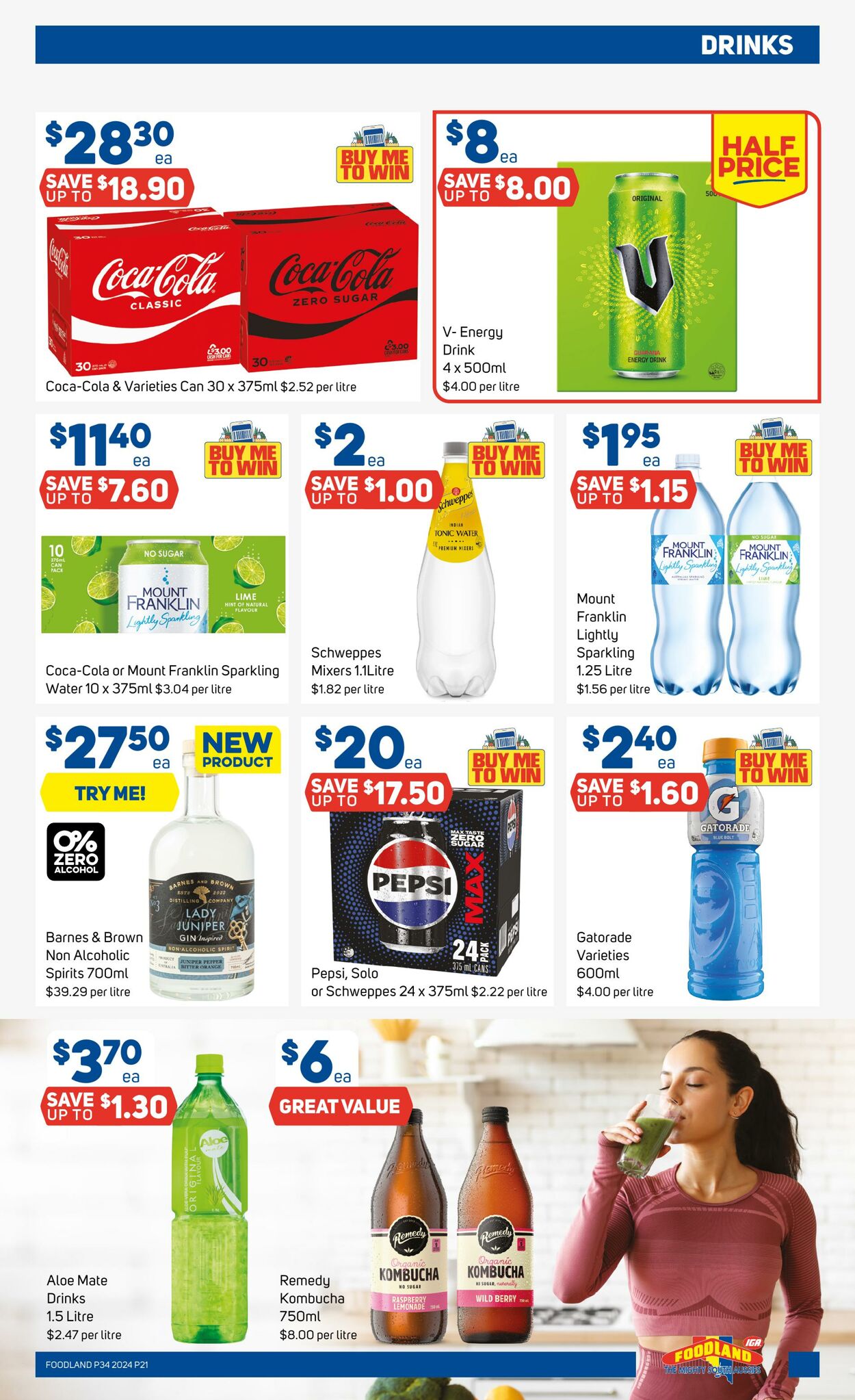 Flyer Foodland 21.08.2024 - 27.08.2024