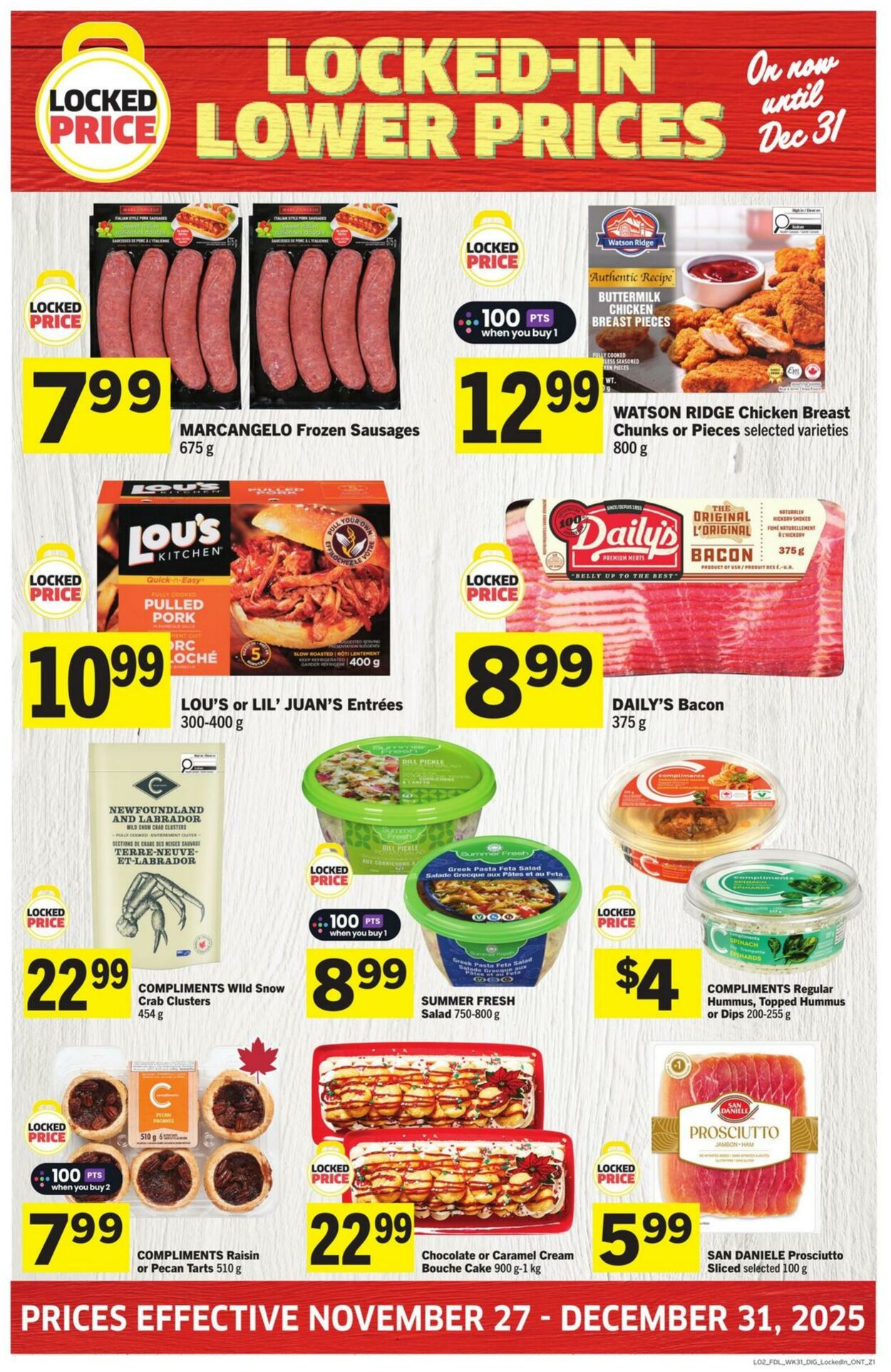 Flyer Foodland 27.11.2025 - 31.12.2025
