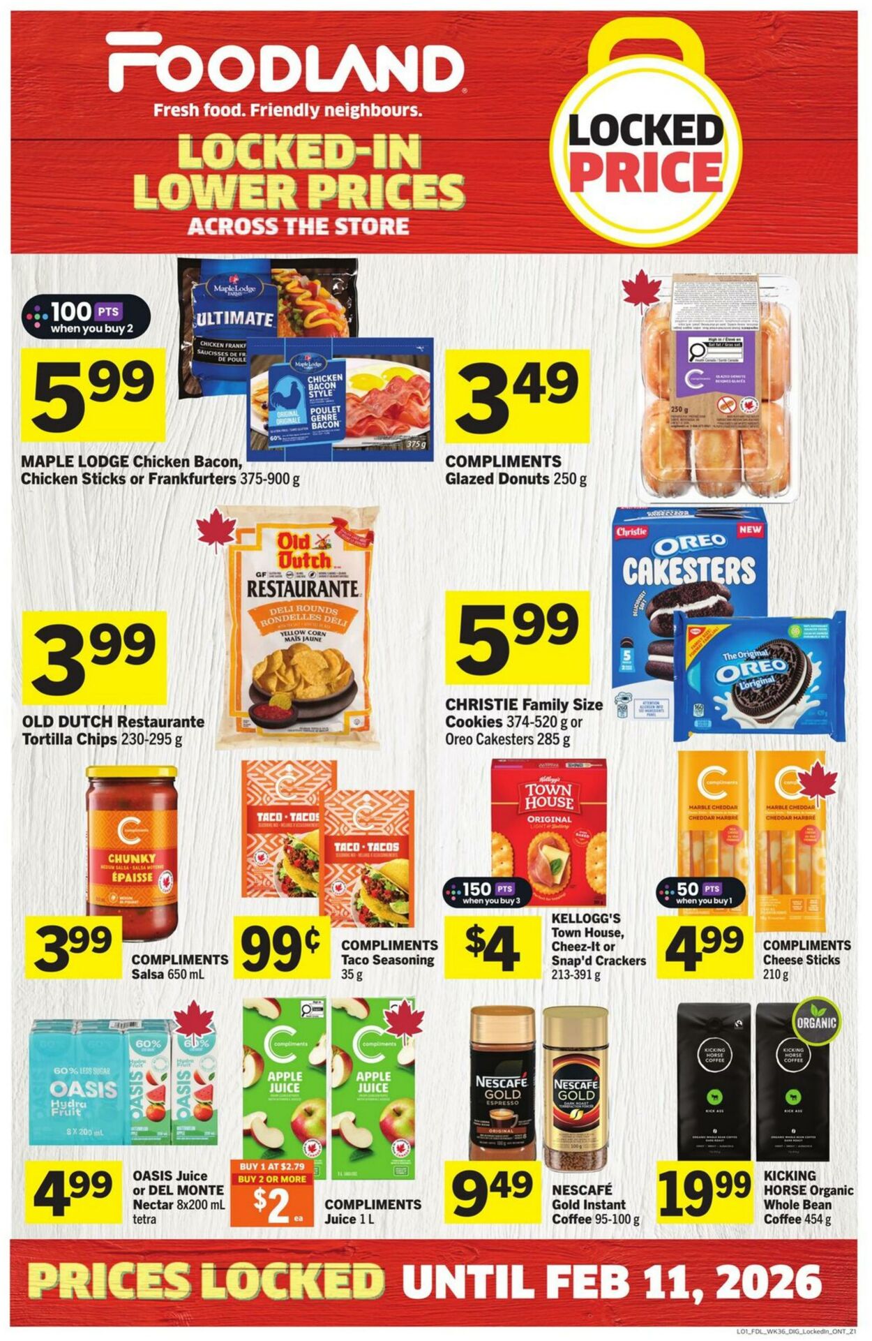 Flyer Foodland 01.01.2026 - 11.02.2026