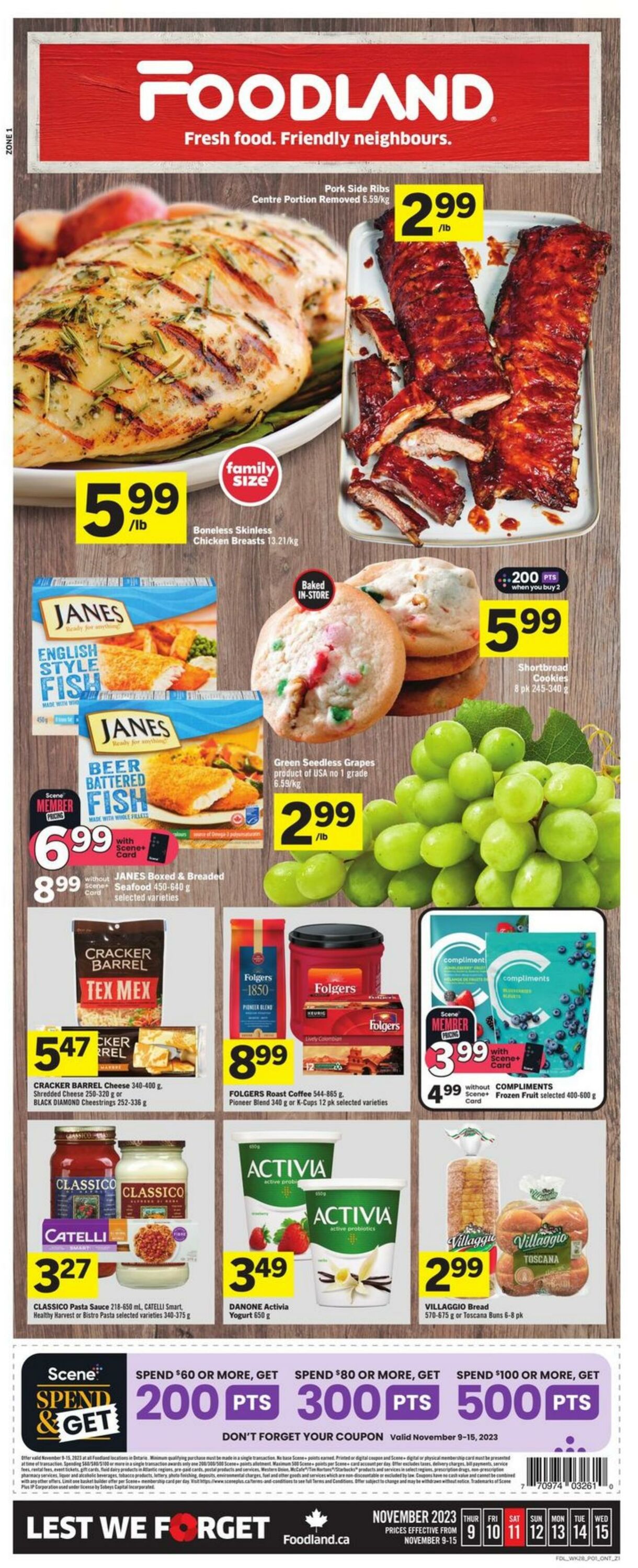 Flyer Foodland 09.11.2023 - 15.11.2023