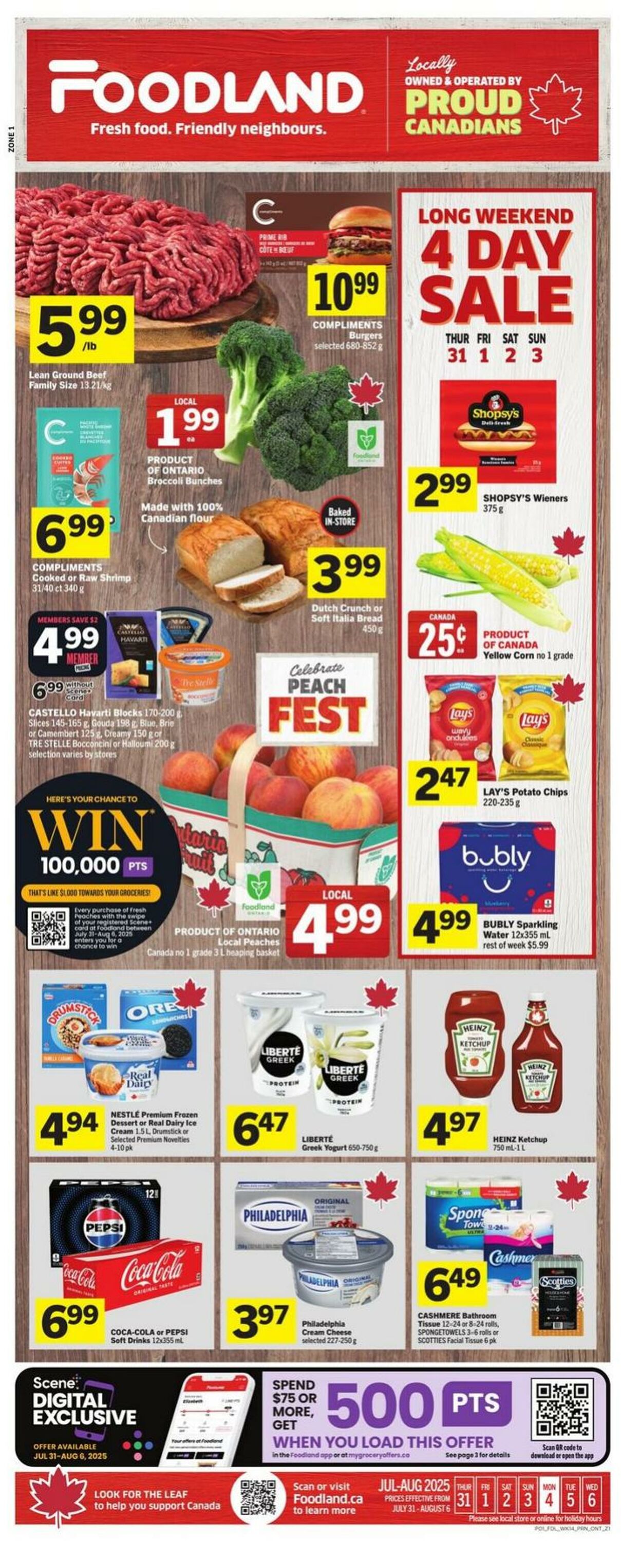 Flyer Foodland 31.07.2025 - 06.08.2025
